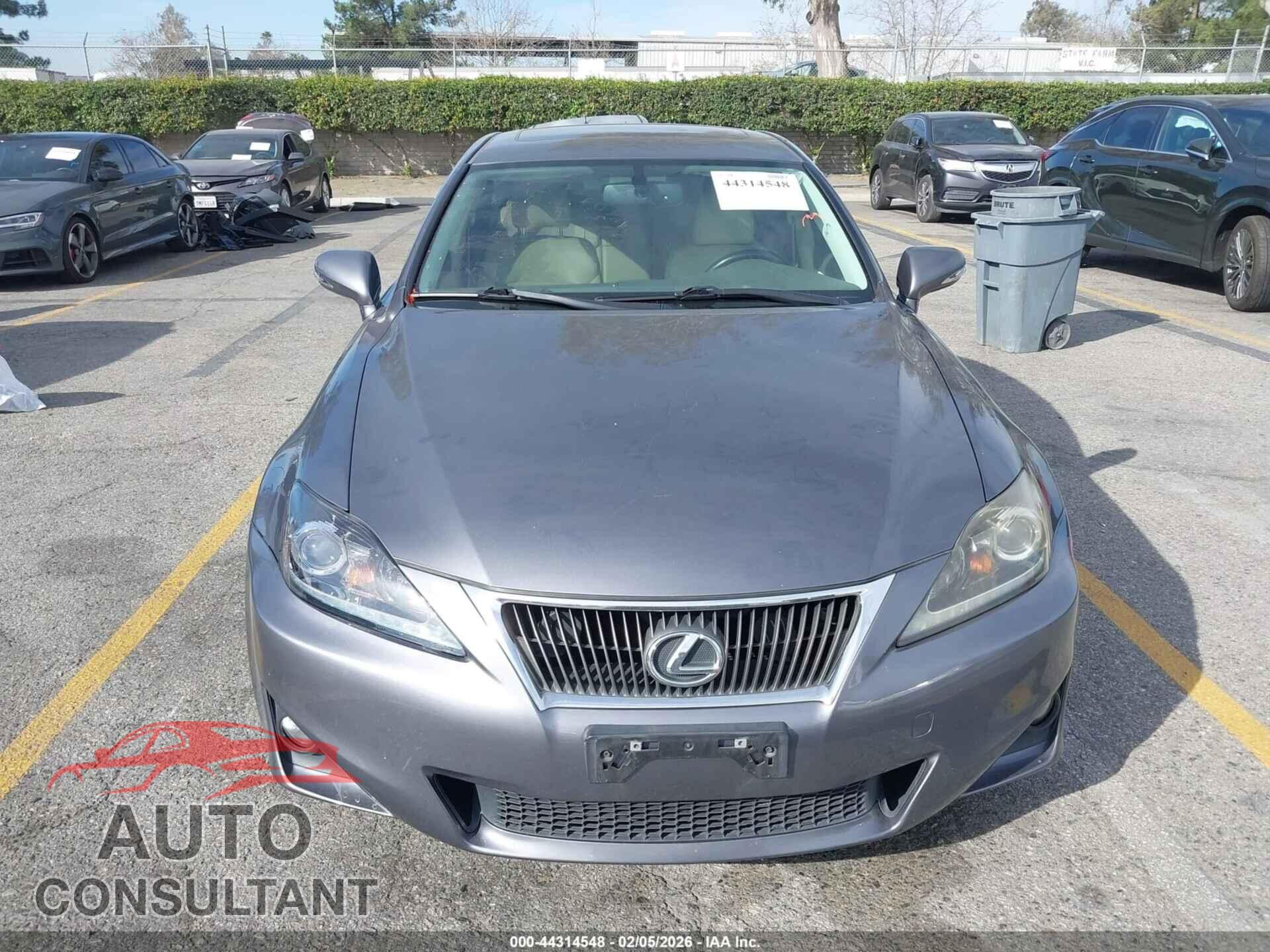 LEXUS IS 250 2012 - JTHBF5C23C5184275