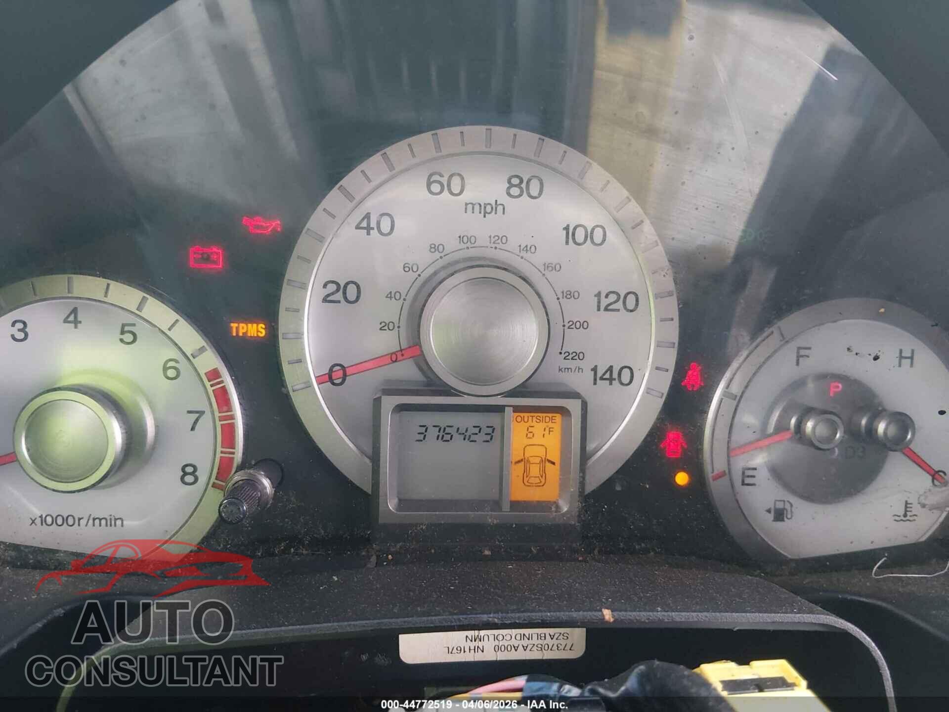 HONDA PILOT 2009 - 5FNYF38439B022261