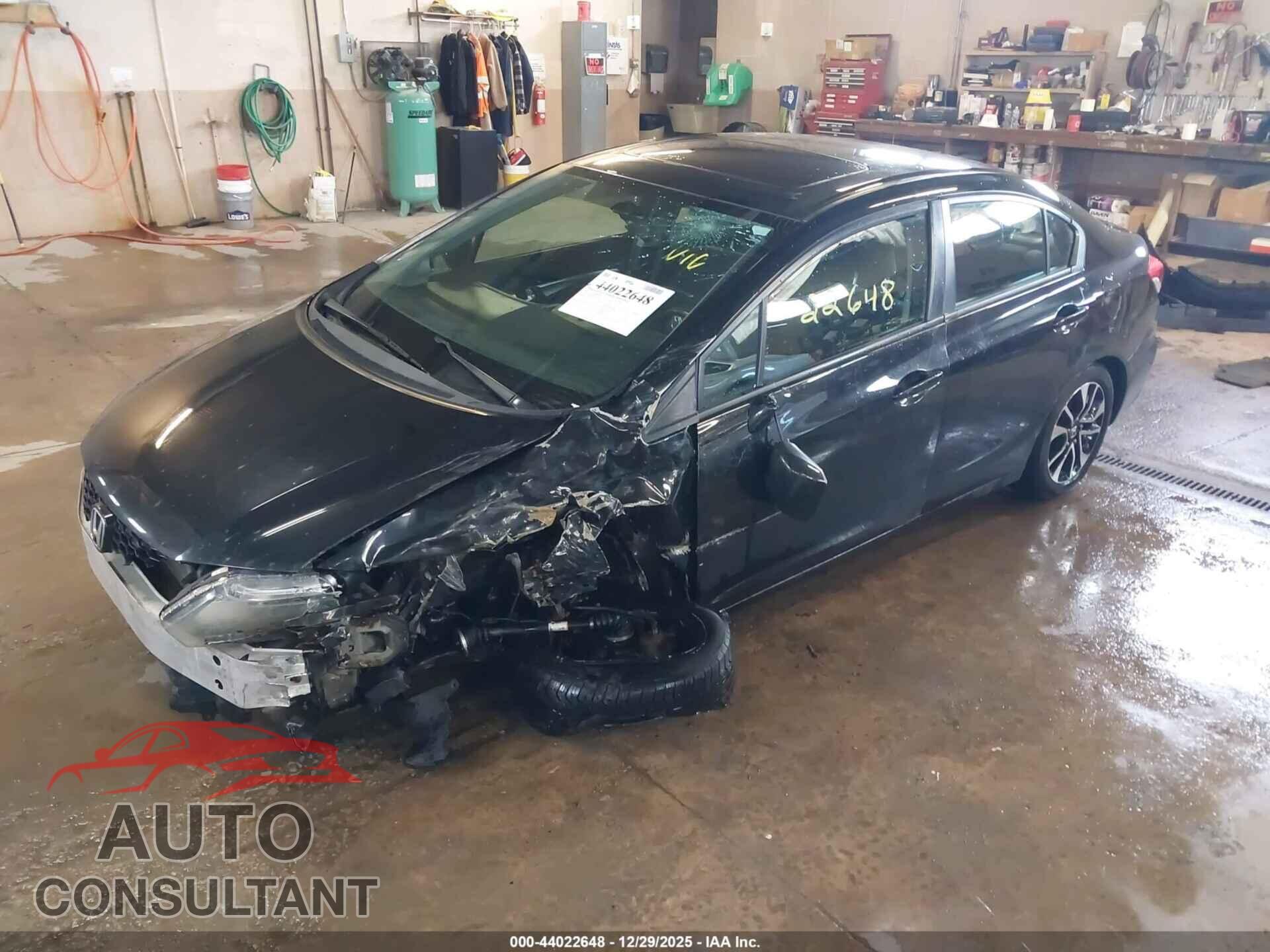 HONDA CIVIC 2013 - 19XFB2F89DE074432