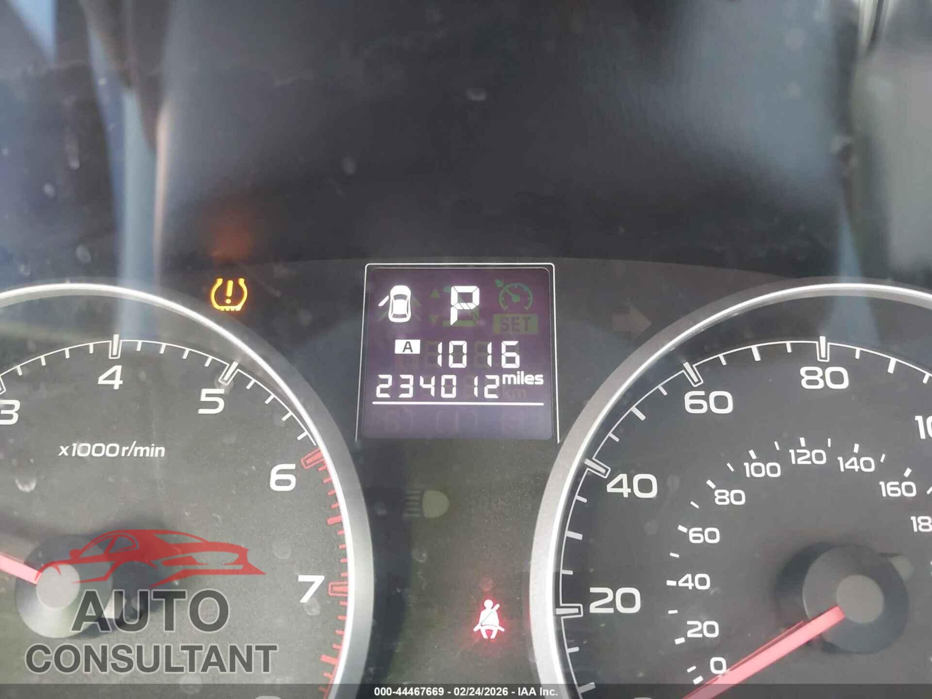 SUBARU OUTBACK 2014 - 4S4BRBCC4E3316633