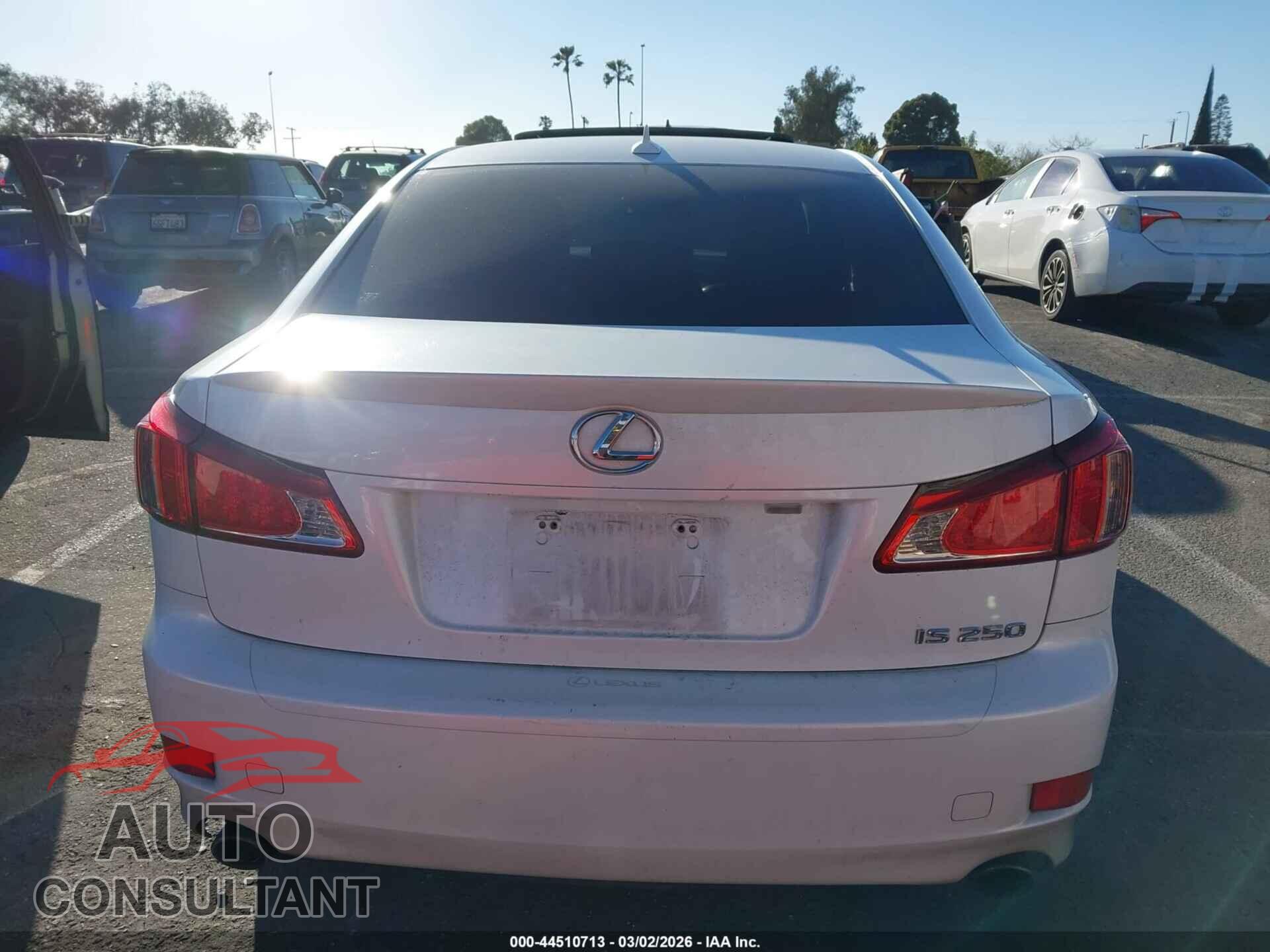 LEXUS IS 250 2011 - JTHBF5C22B5143697