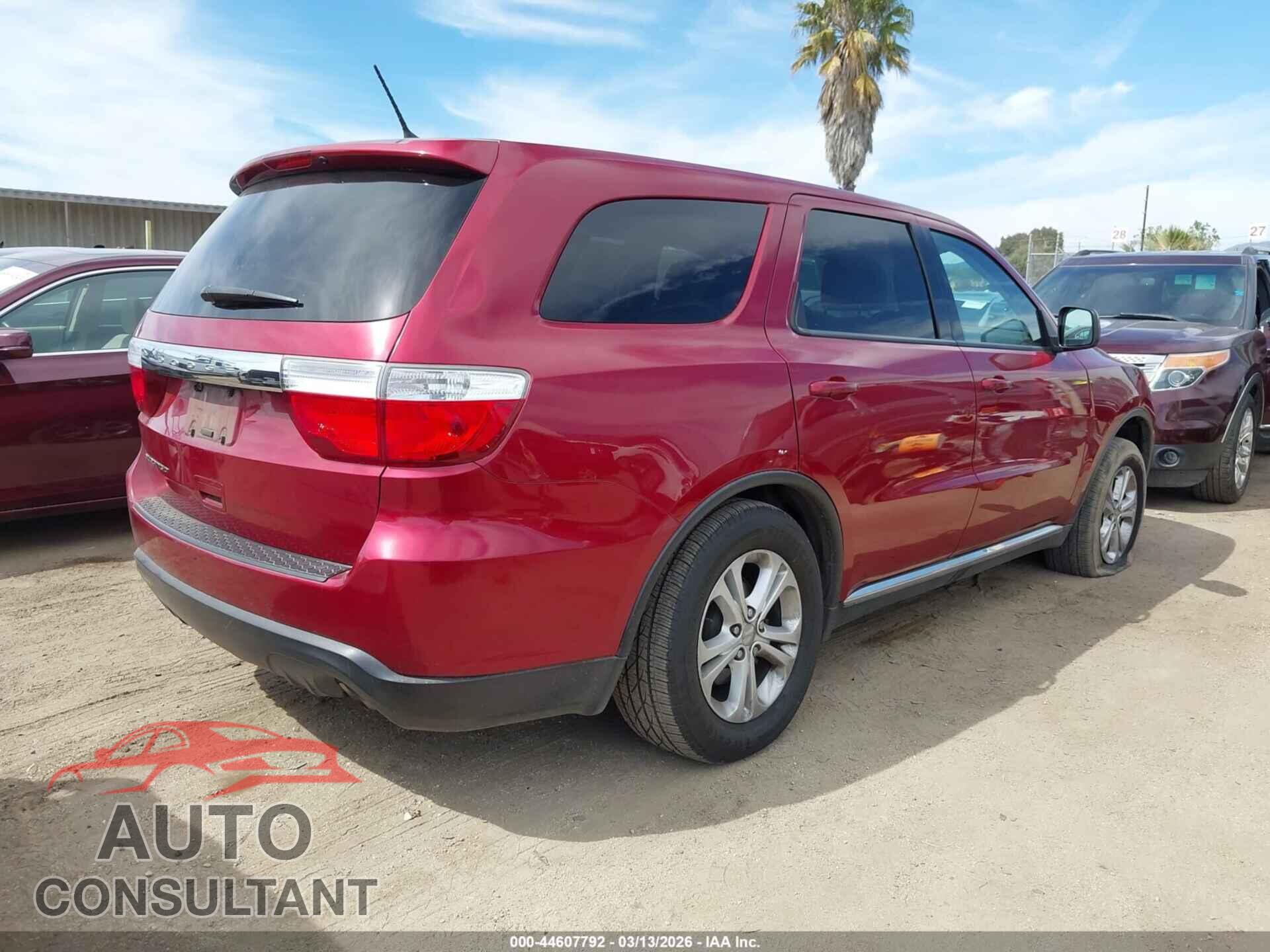 DODGE DURANGO 2013 - 1C4RDHAG9DC676070
