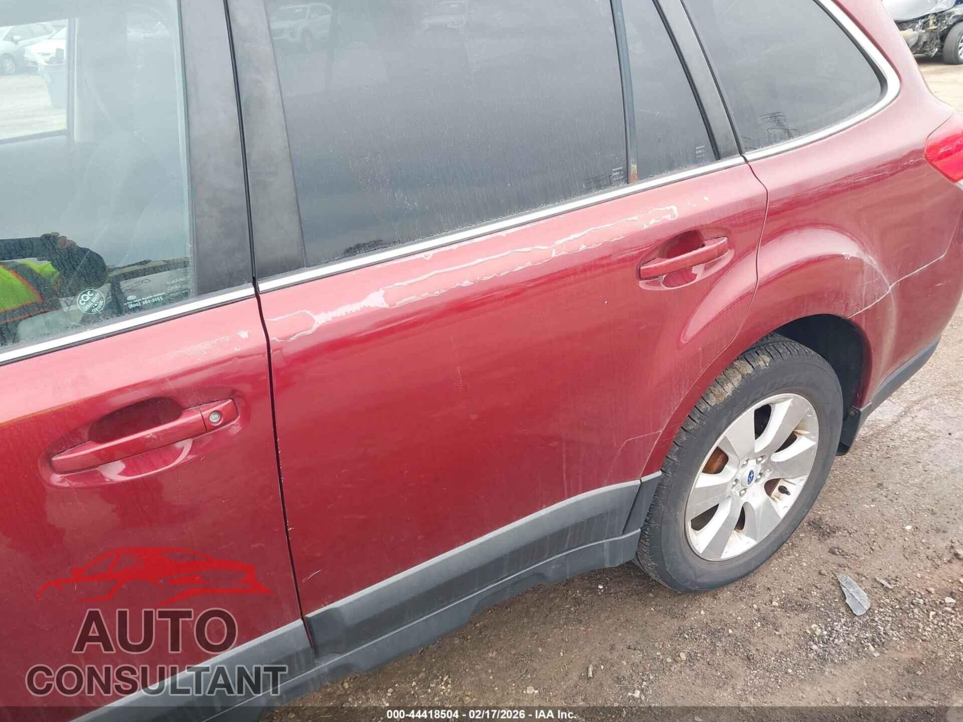 SUBARU OUTBACK 2013 - 4S4BRCCC8D3229998
