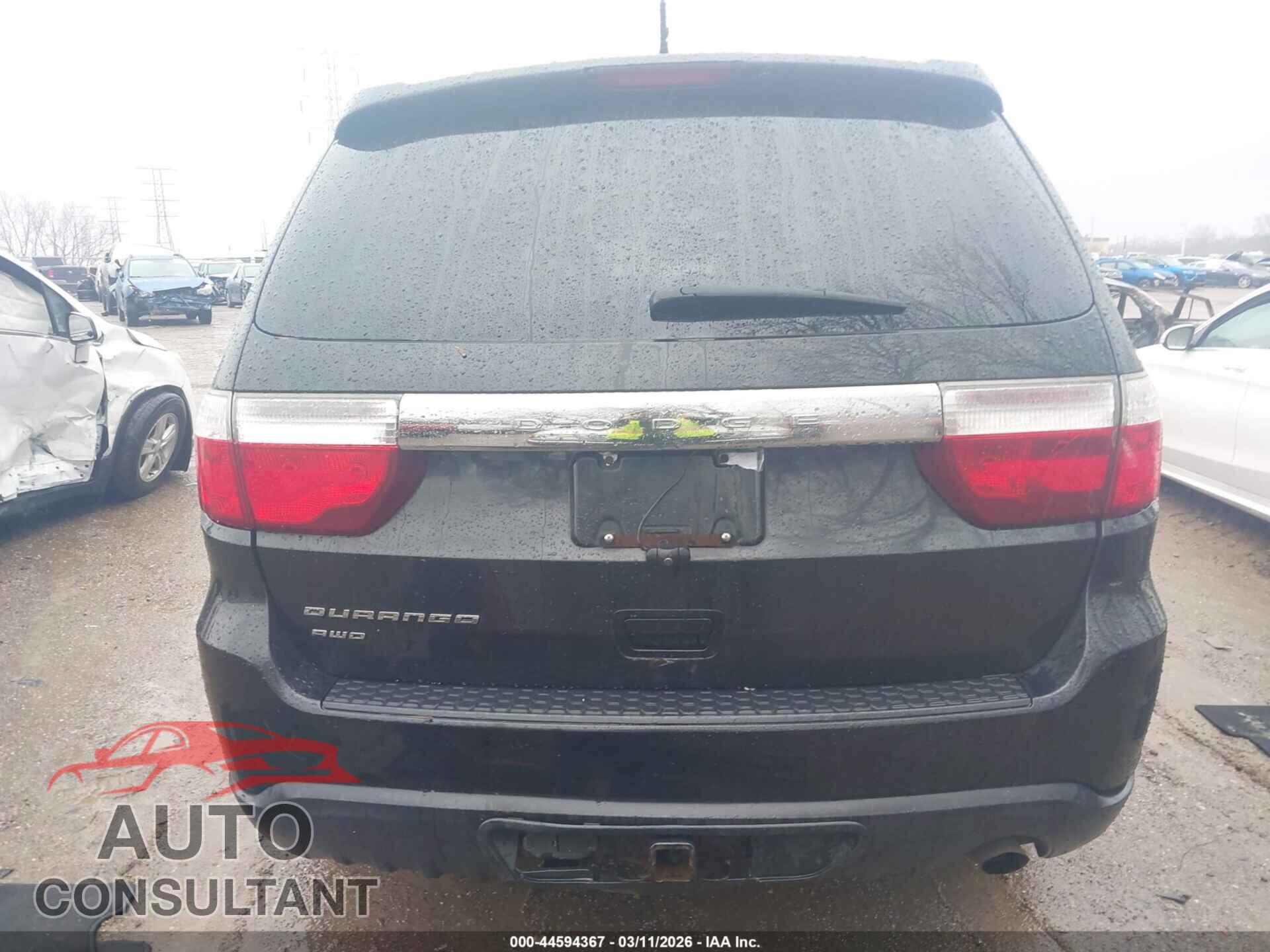 DODGE DURANGO 2011 - 1D4RE2GG4BC639560