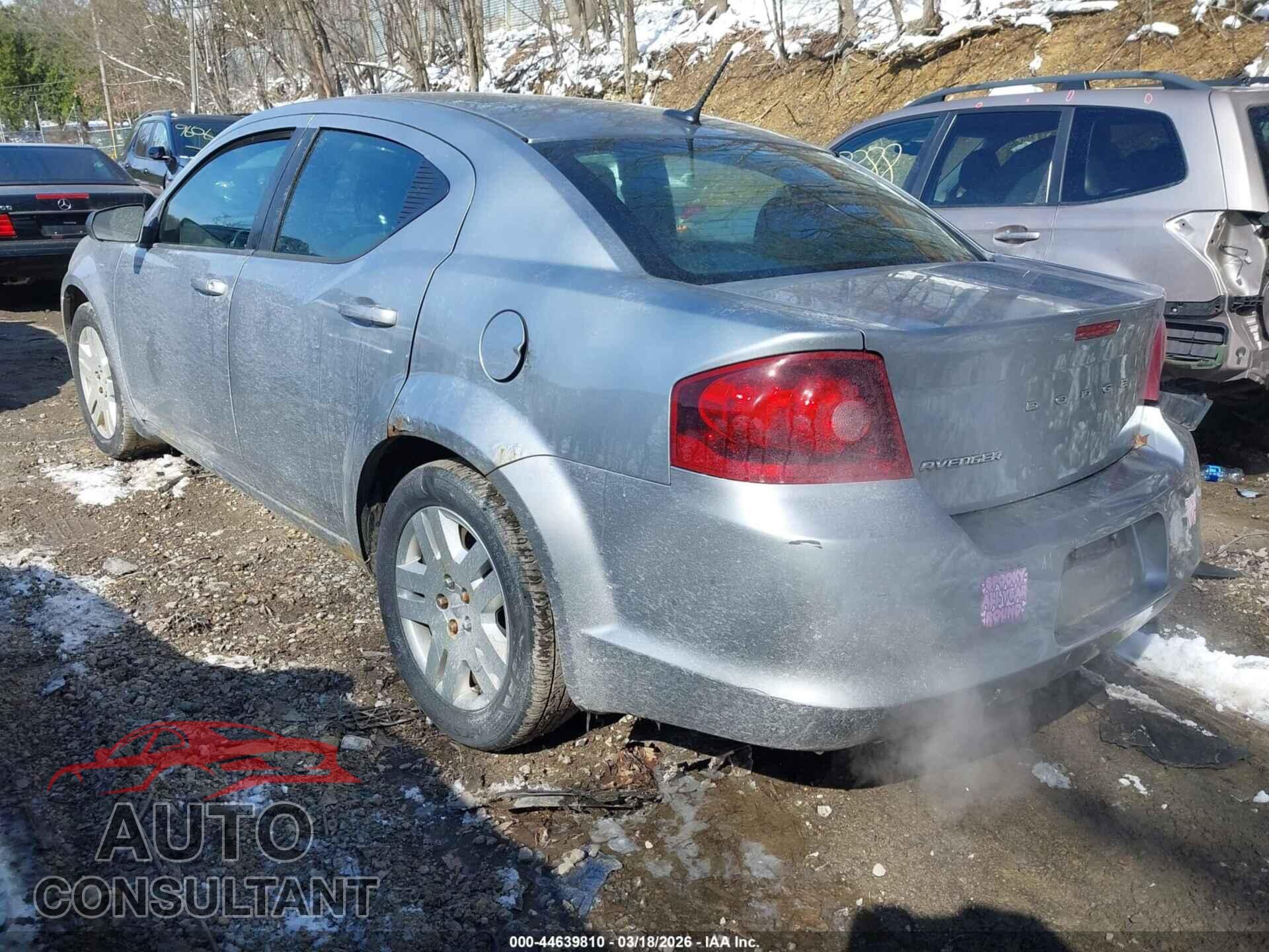 DODGE AVENGER 2013 - 1C3CDZAG7DN750199
