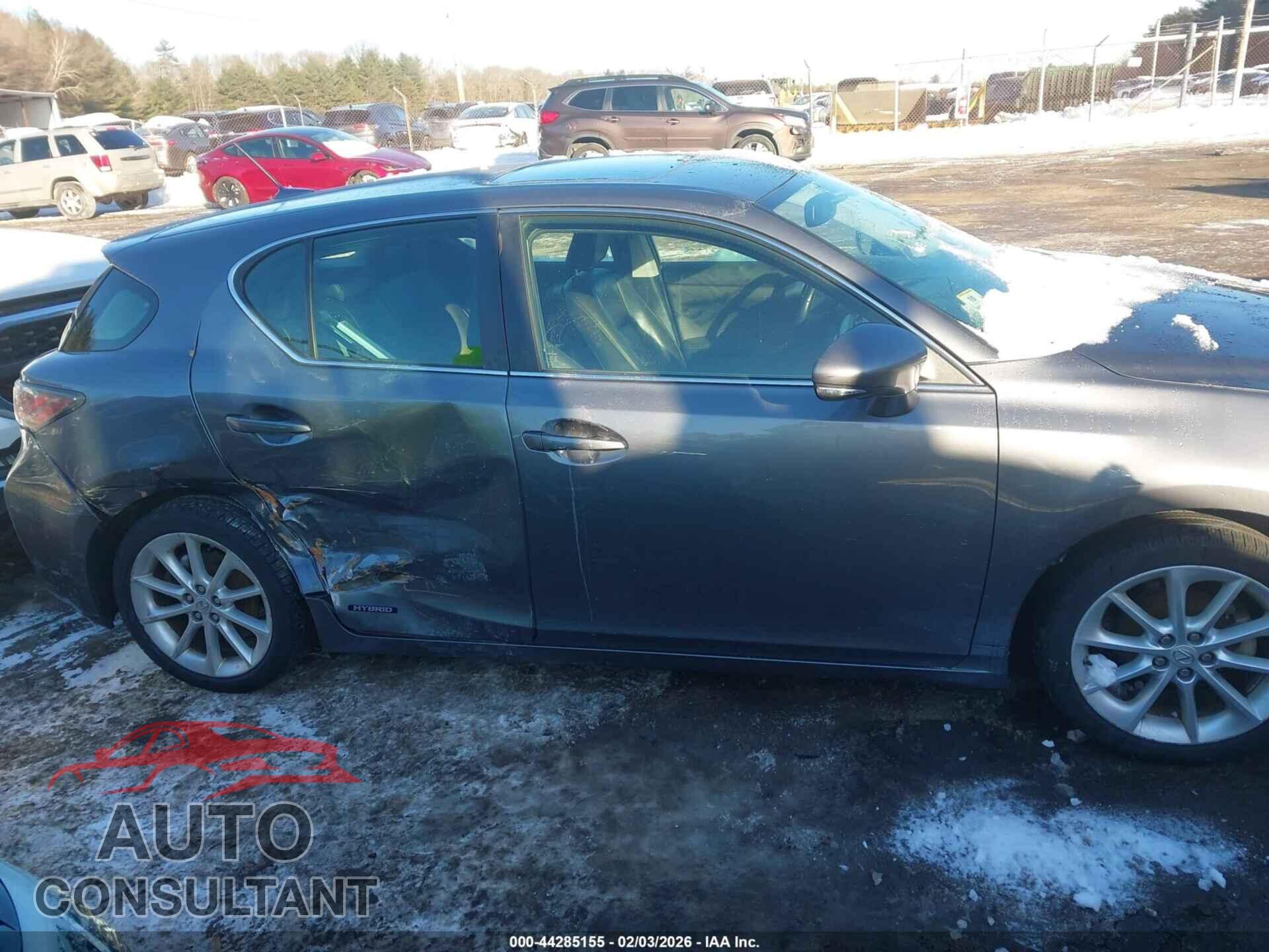 LEXUS CT 200H 2013 - JTHKD5BH8D2129643