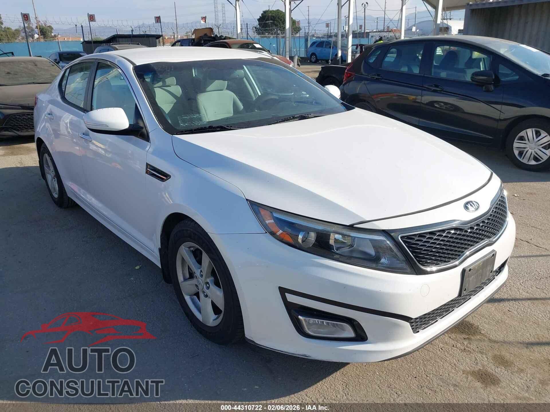 KIA OPTIMA 2015 - KNAGM4A72F5645778