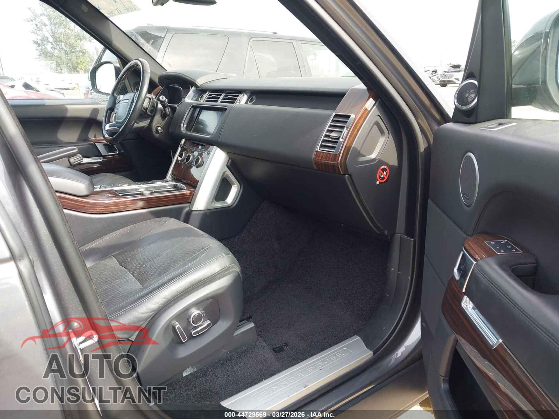 LAND ROVER RANGE ROVER 2016 - SALGS2EF3GA305572