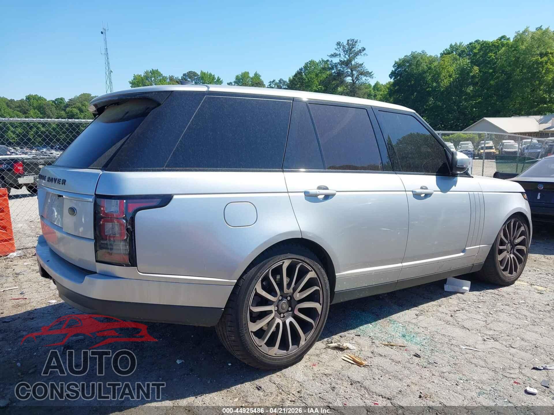 LAND ROVER RANGE ROVER 2017 - SALGS2FE2HA329031