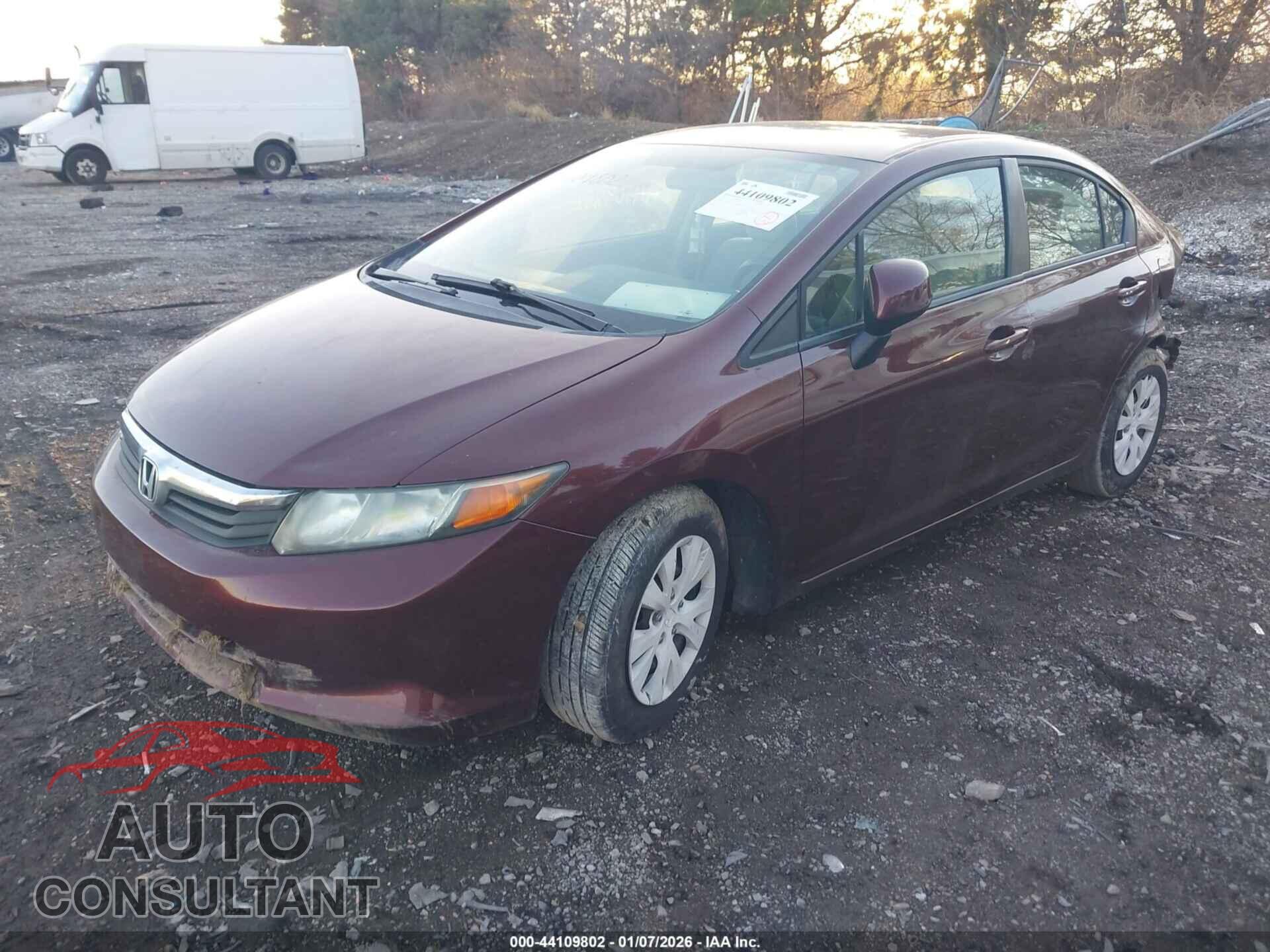 HONDA CIVIC 2012 - 19XFB2F54CE071927