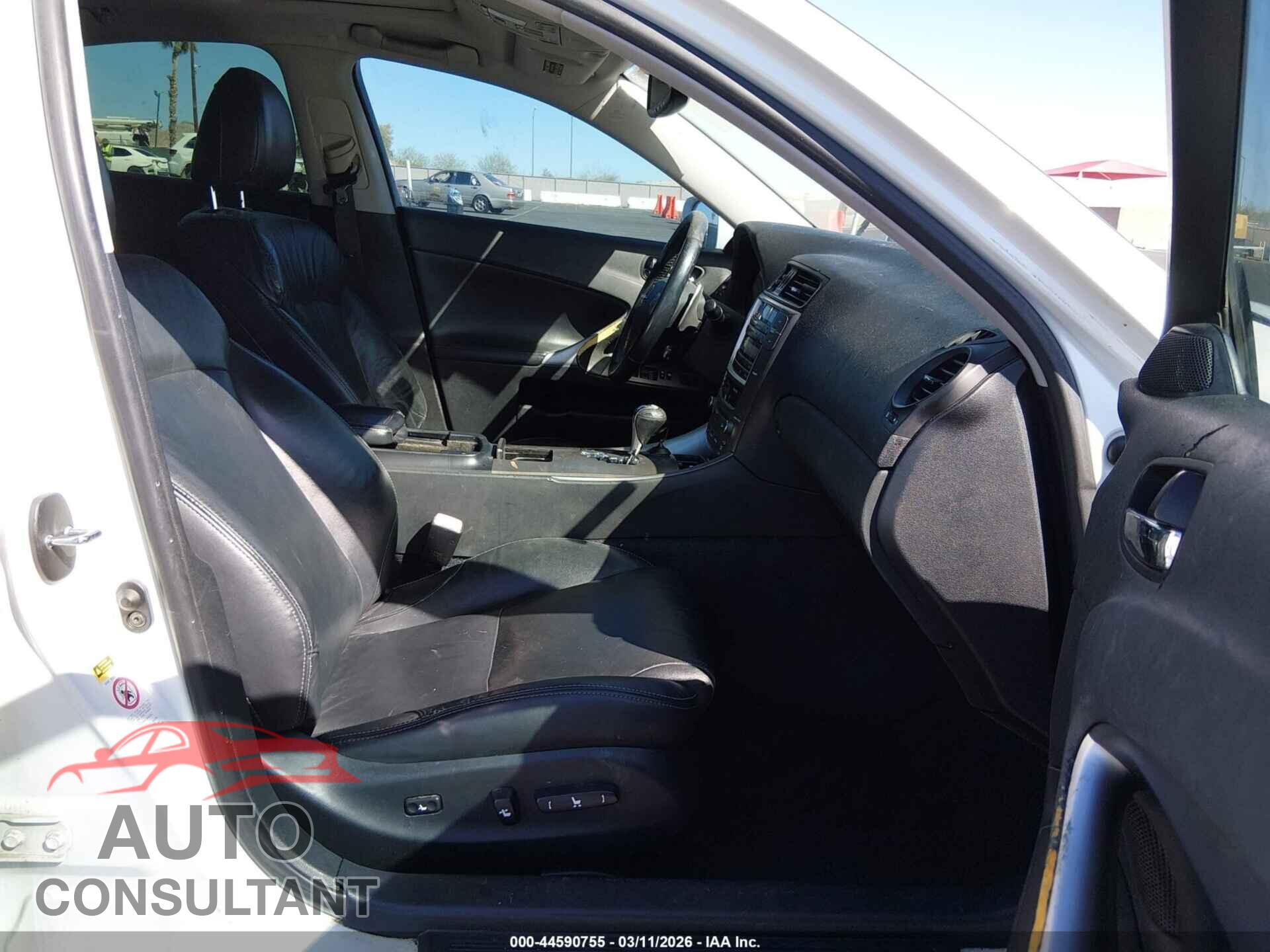 LEXUS IS 250 2010 - JTHBF5C26A5120230