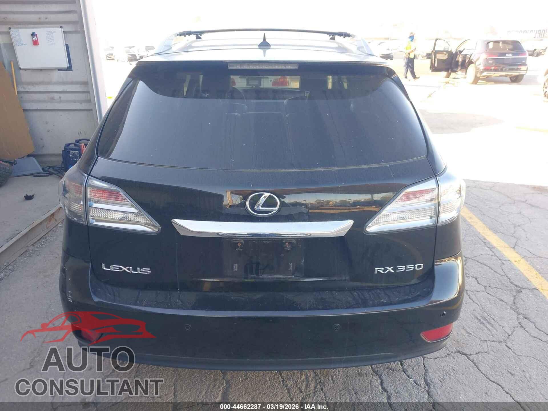 LEXUS RX 350 2010 - 2T2ZK1BA7AC040253