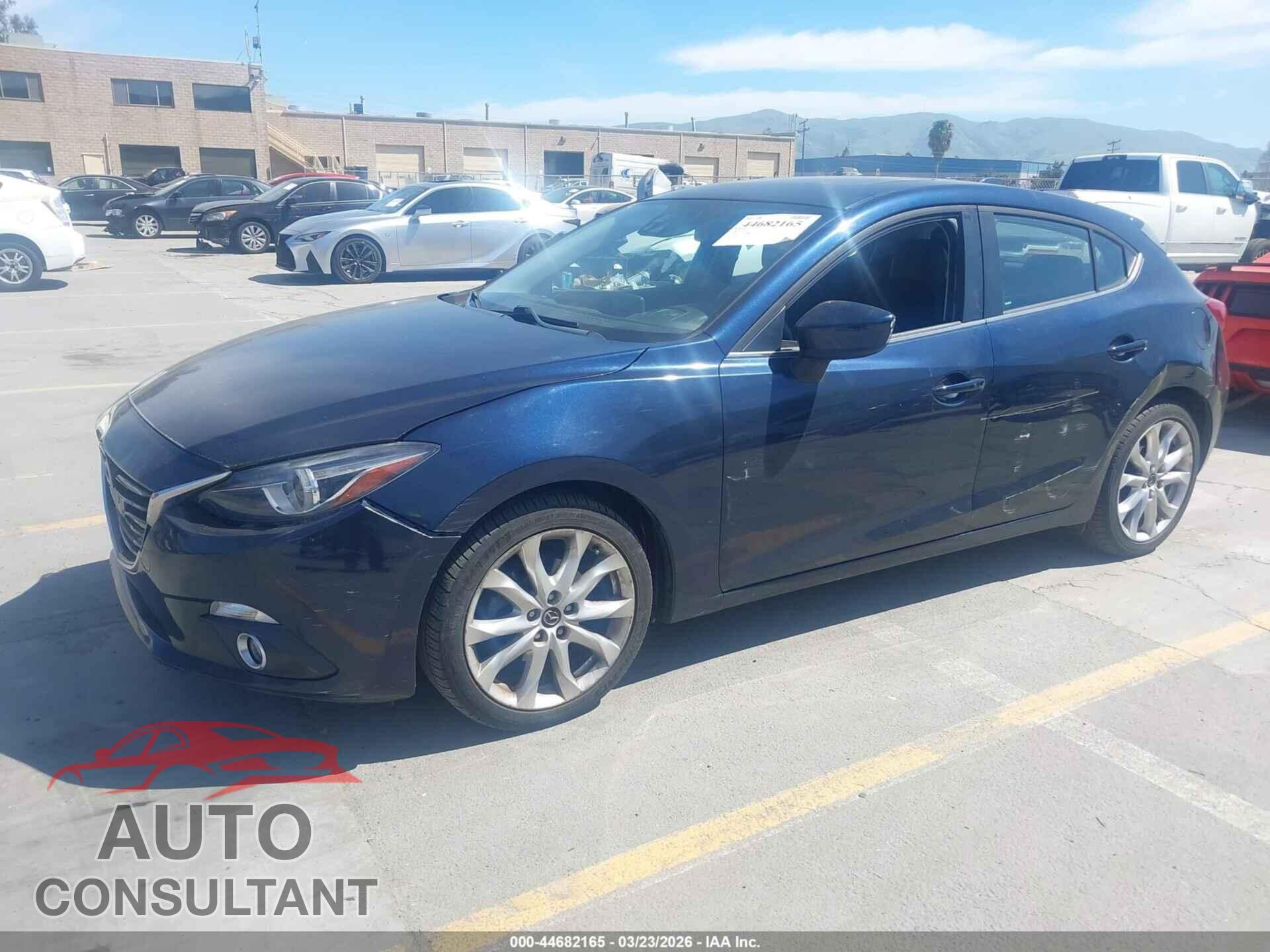 MAZDA MAZDA3 2014 - JM1BM1M38E1107600