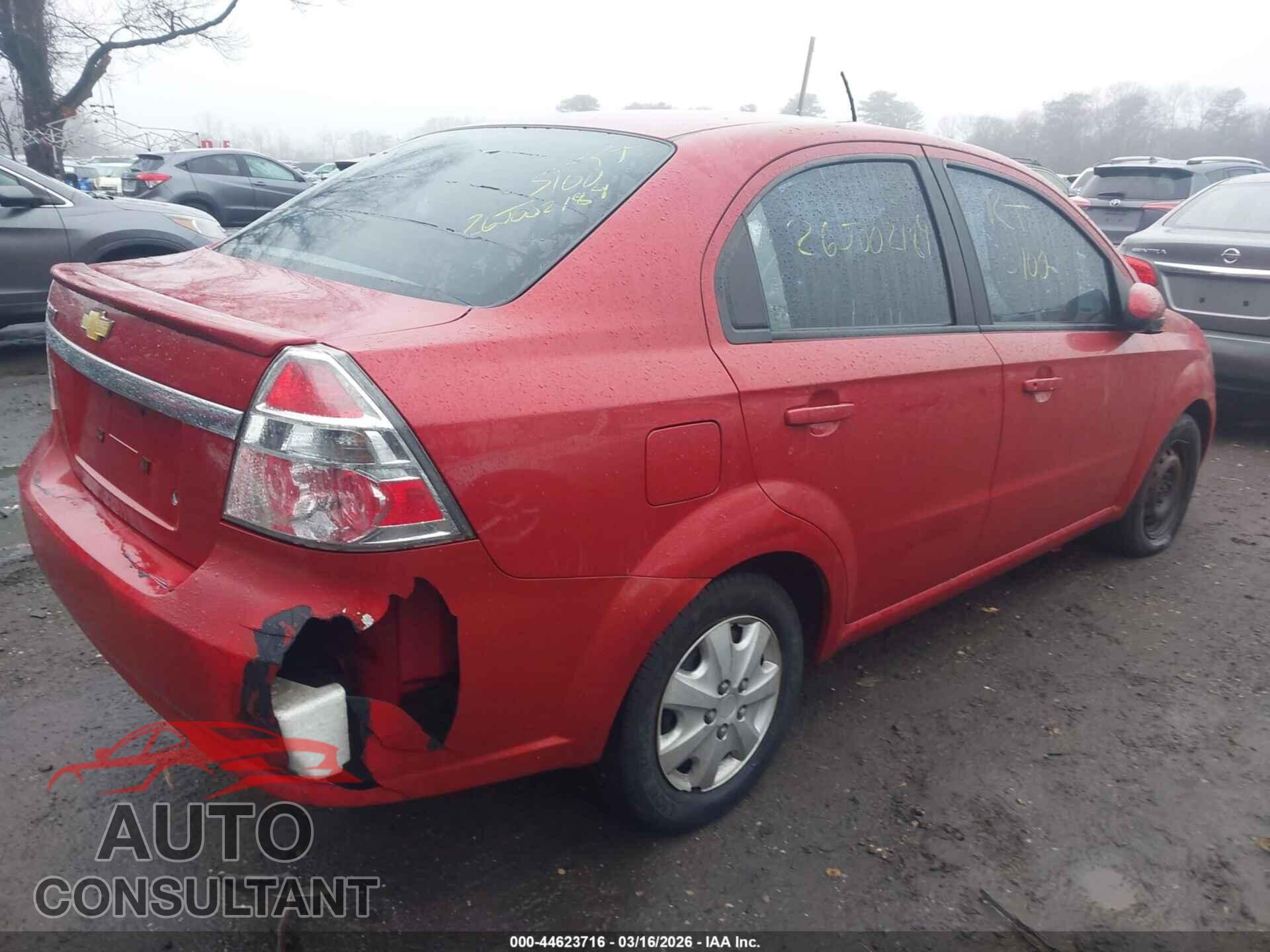 CHEVROLET AVEO 2010 - KL1TD5DEXAB124567