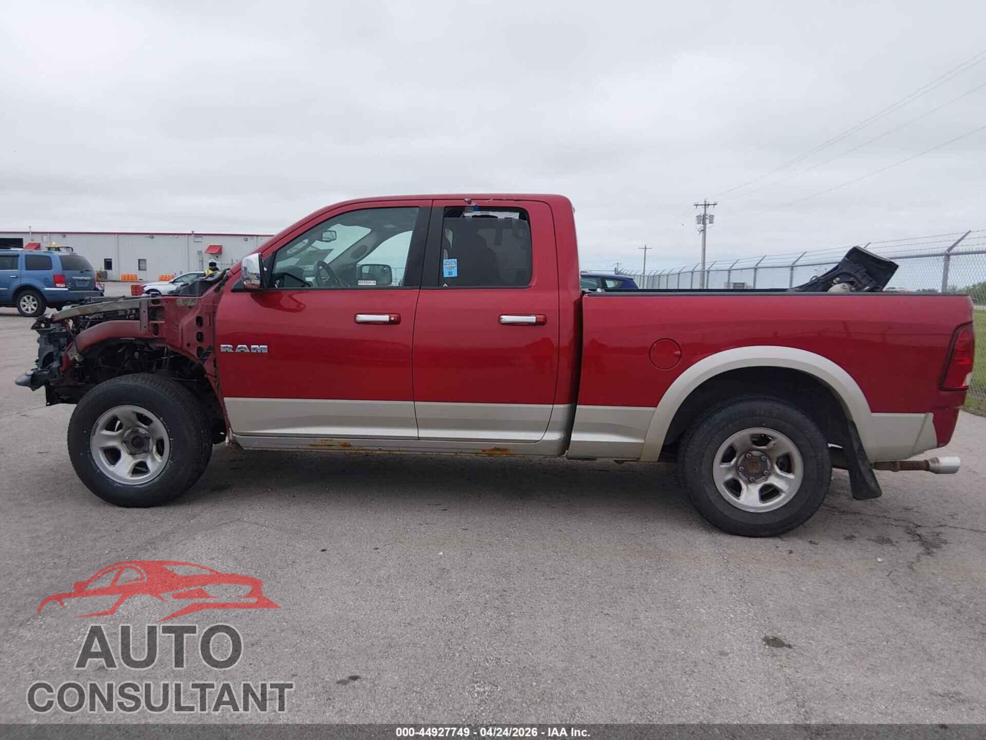 DODGE RAM 1500 2009 - 1D3HV18T19S822016