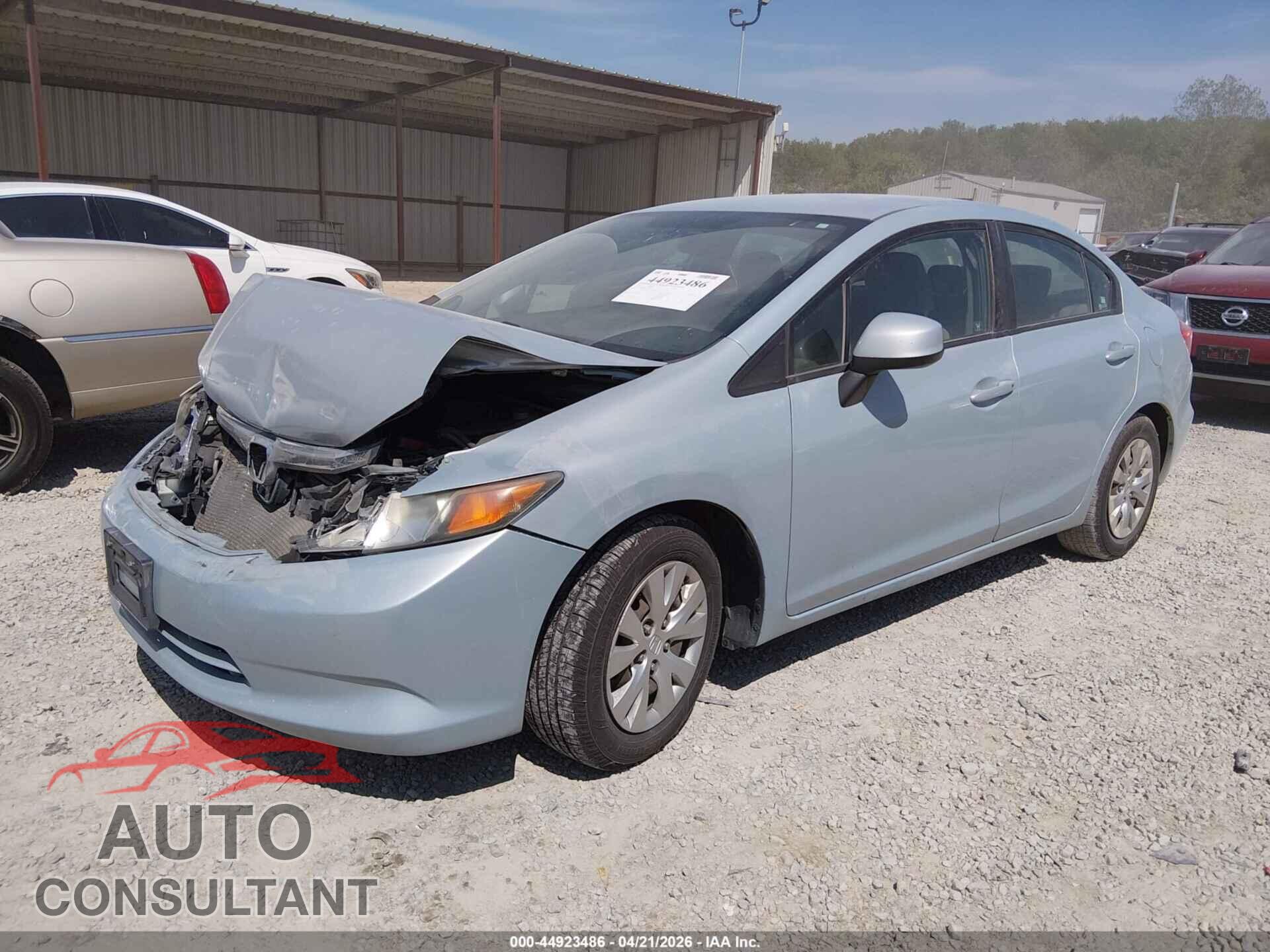 HONDA CIVIC 2012 - 19XFB2F55CE089479
