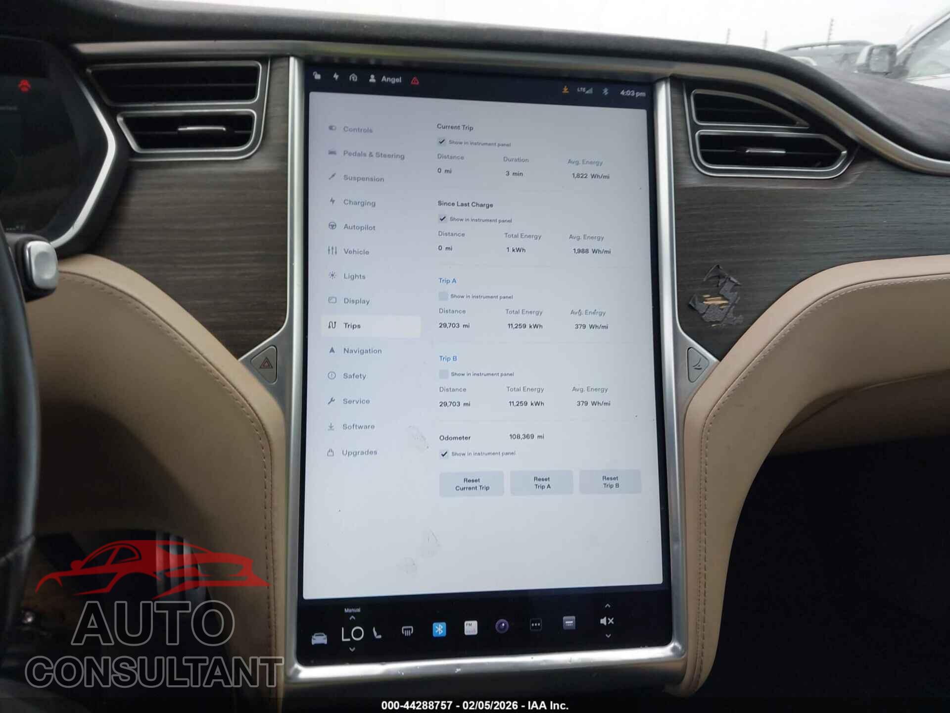 TESLA MODEL S 2015 - 5YJSA1H40FF088738