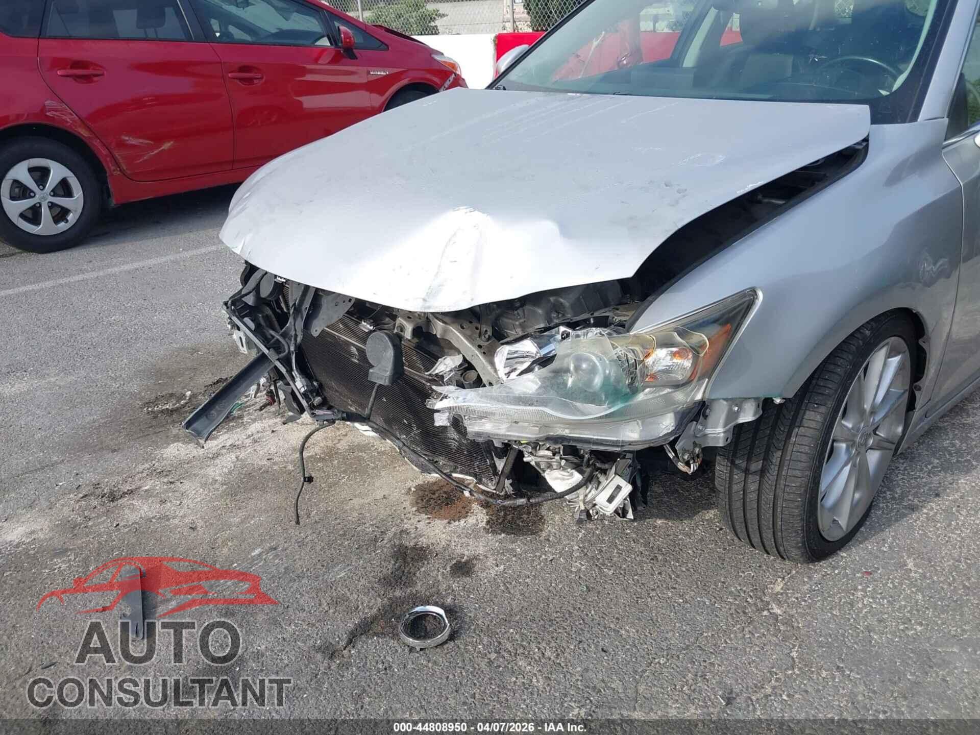 LEXUS CT 200H 2012 - JTHKD5BH8C2108161