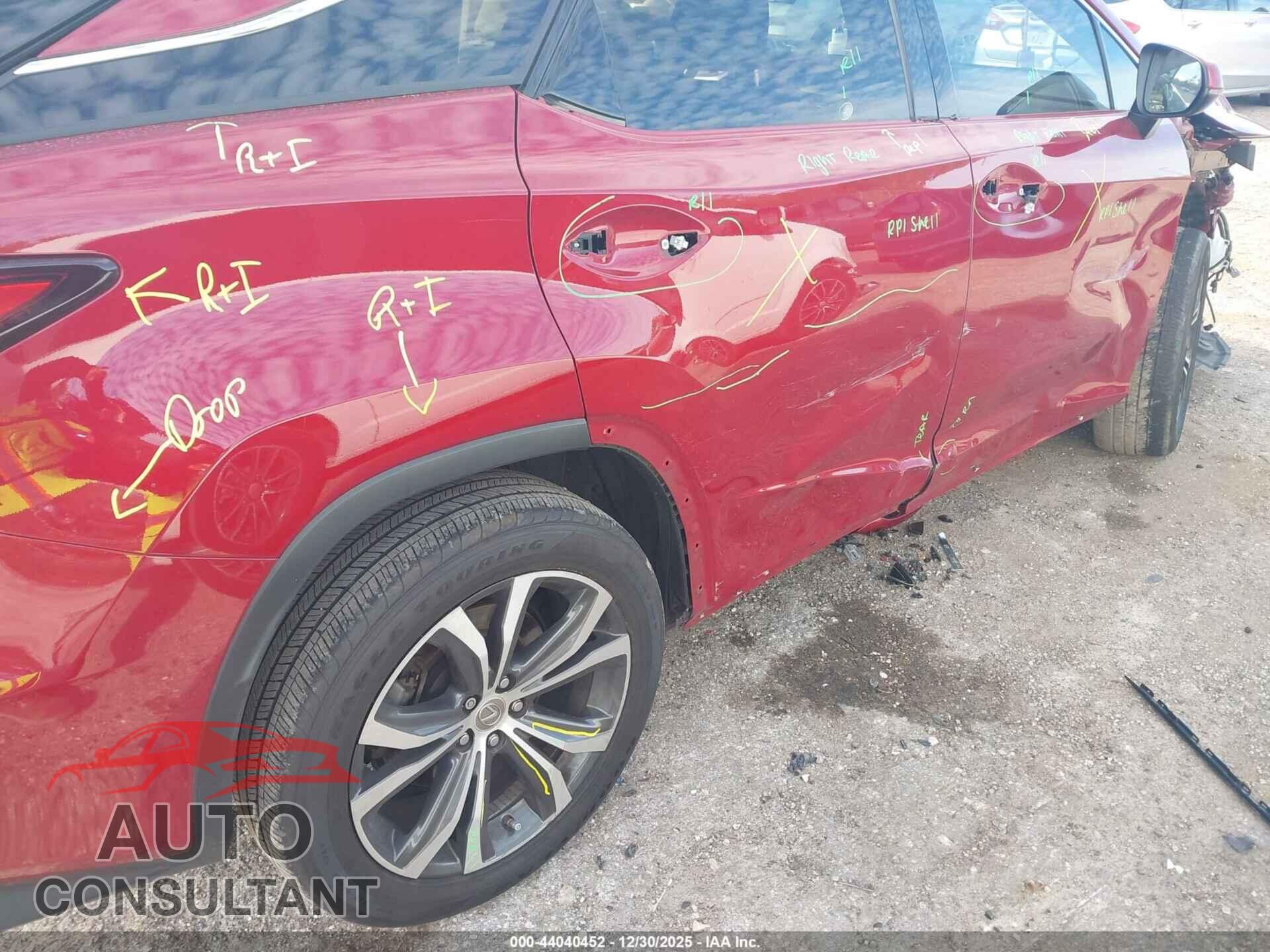 LEXUS RX 350 2017 - 2T2ZZMCA1HC045440