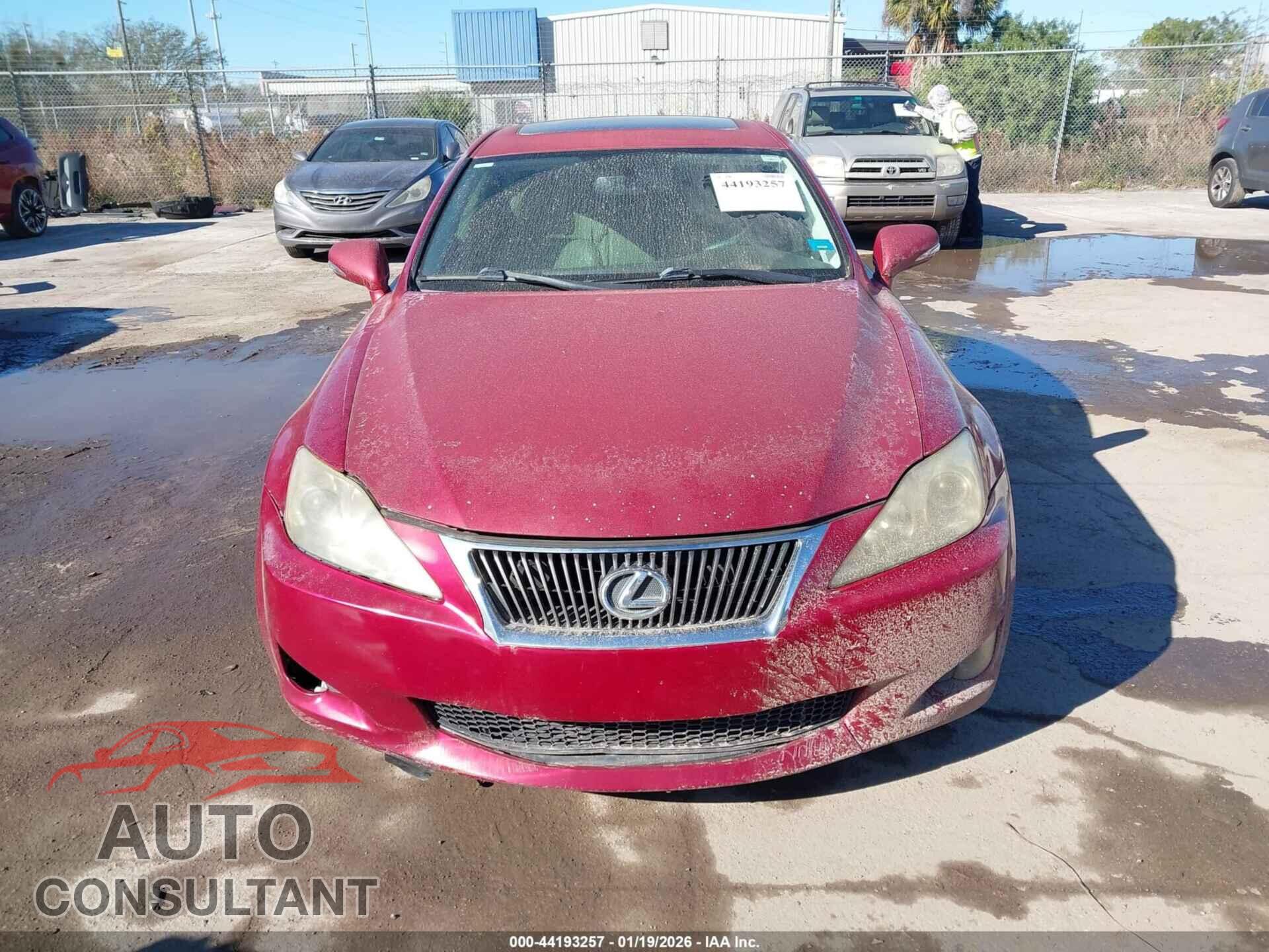 LEXUS IS 250 2010 - JTHBF5C26A5126979