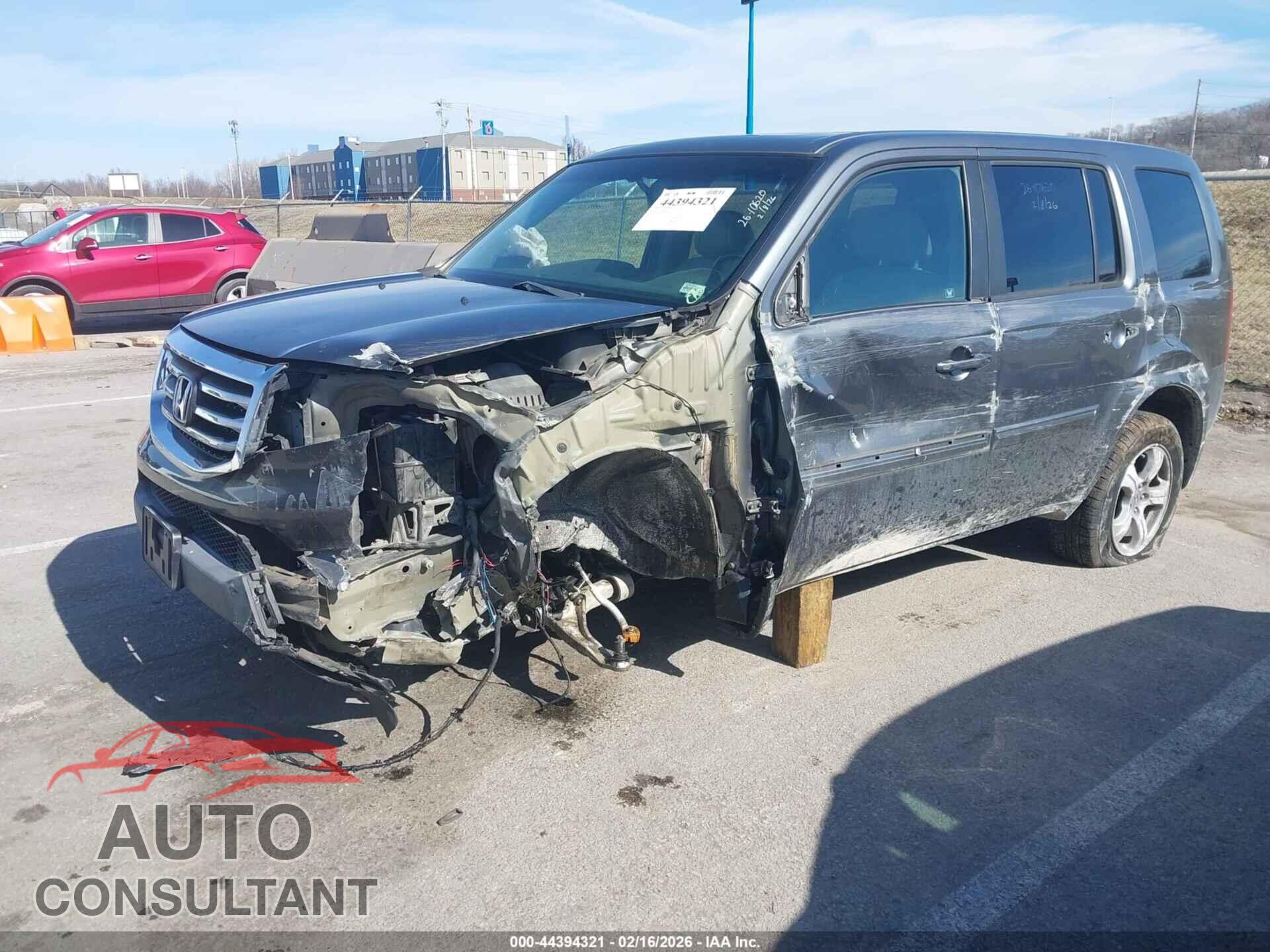 HONDA PILOT 2012 - 5FNYF4H52CB081792