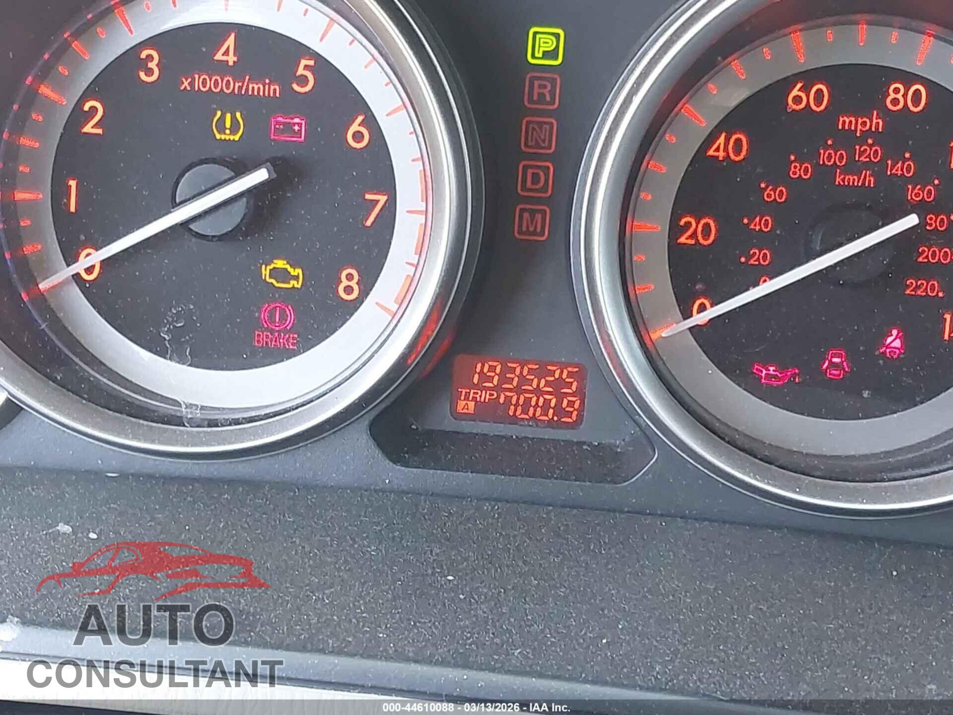 MAZDA CX-9 2011 - JM3TB2DA5B0315943