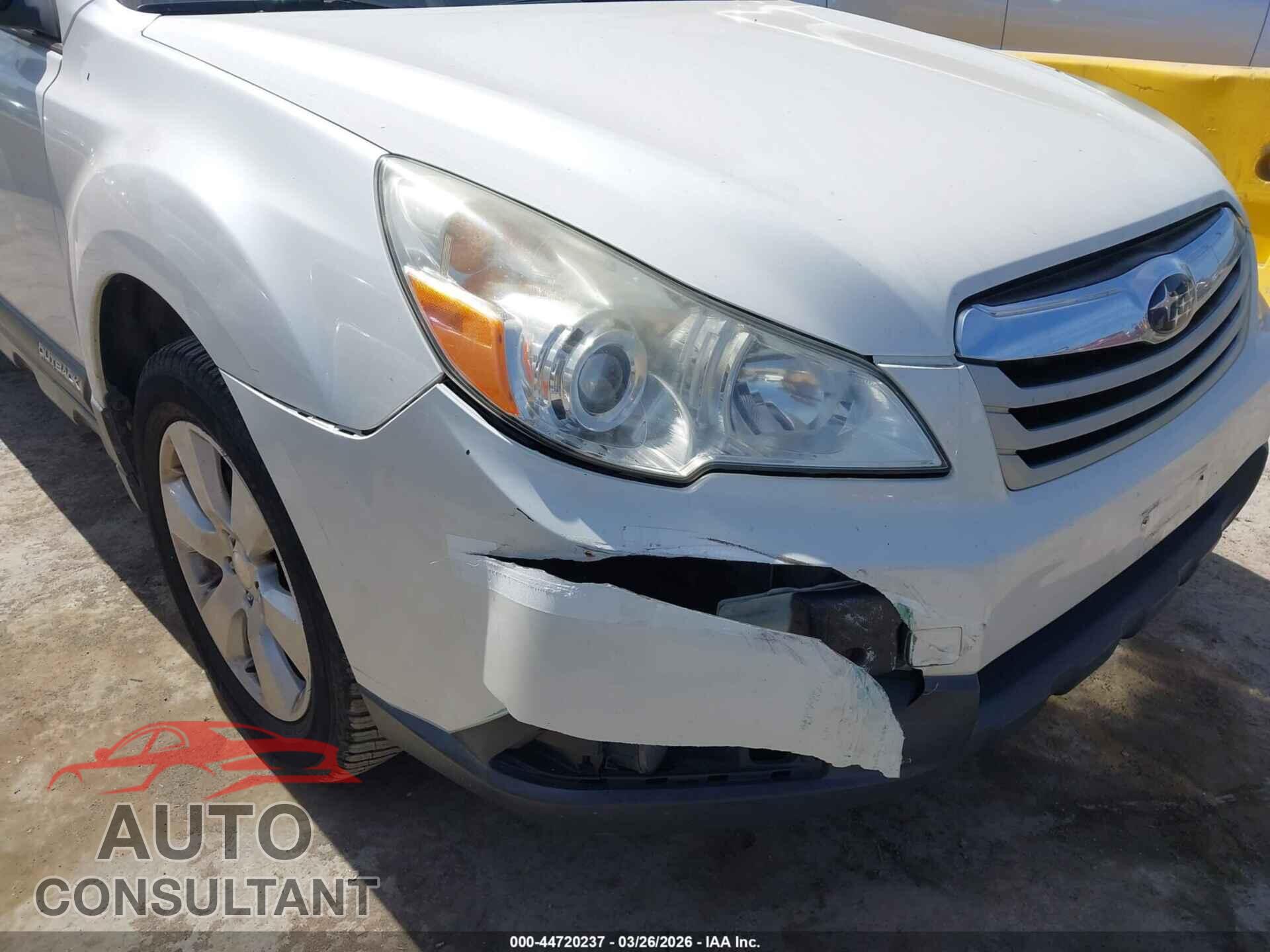 SUBARU OUTBACK 2011 - 4S4BRBCC7B3419329