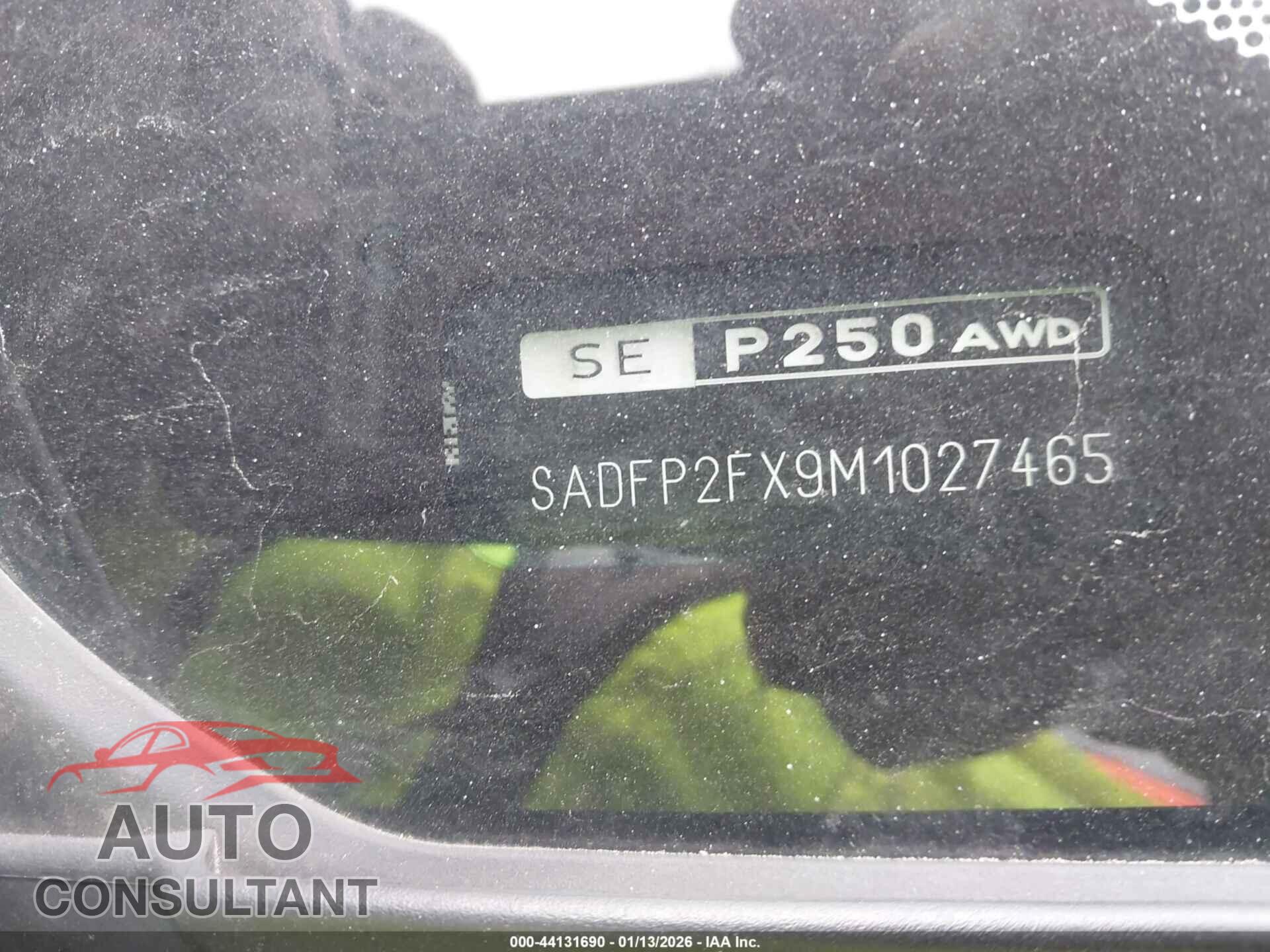 JAGUAR E-PACE 2021 - SADFP2FX9M1027465