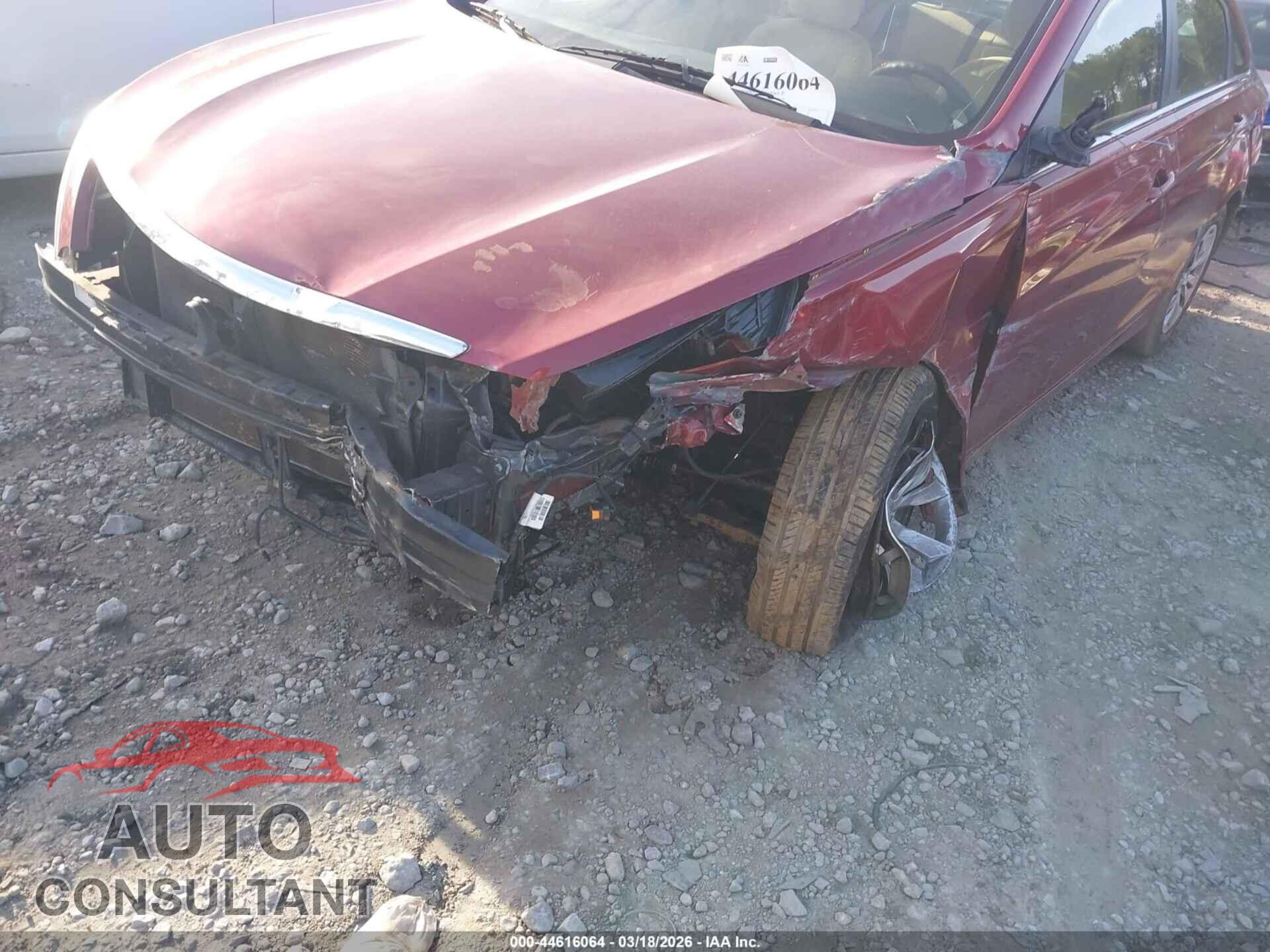 HYUNDAI SONATA 2012 - 5NPEB4AC3CH455092