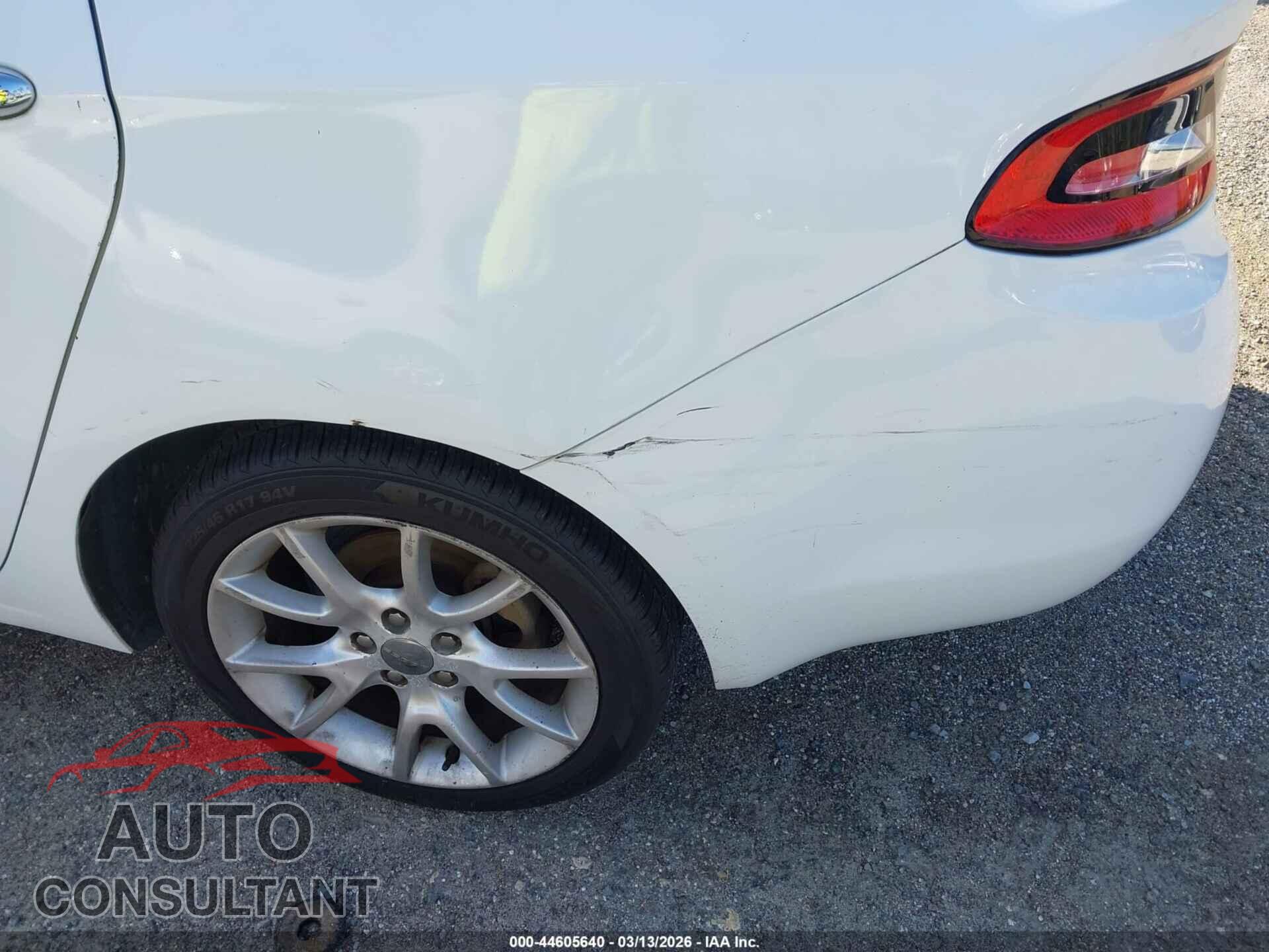 DODGE DART 2013 - 1C3CDFCAXDD103647