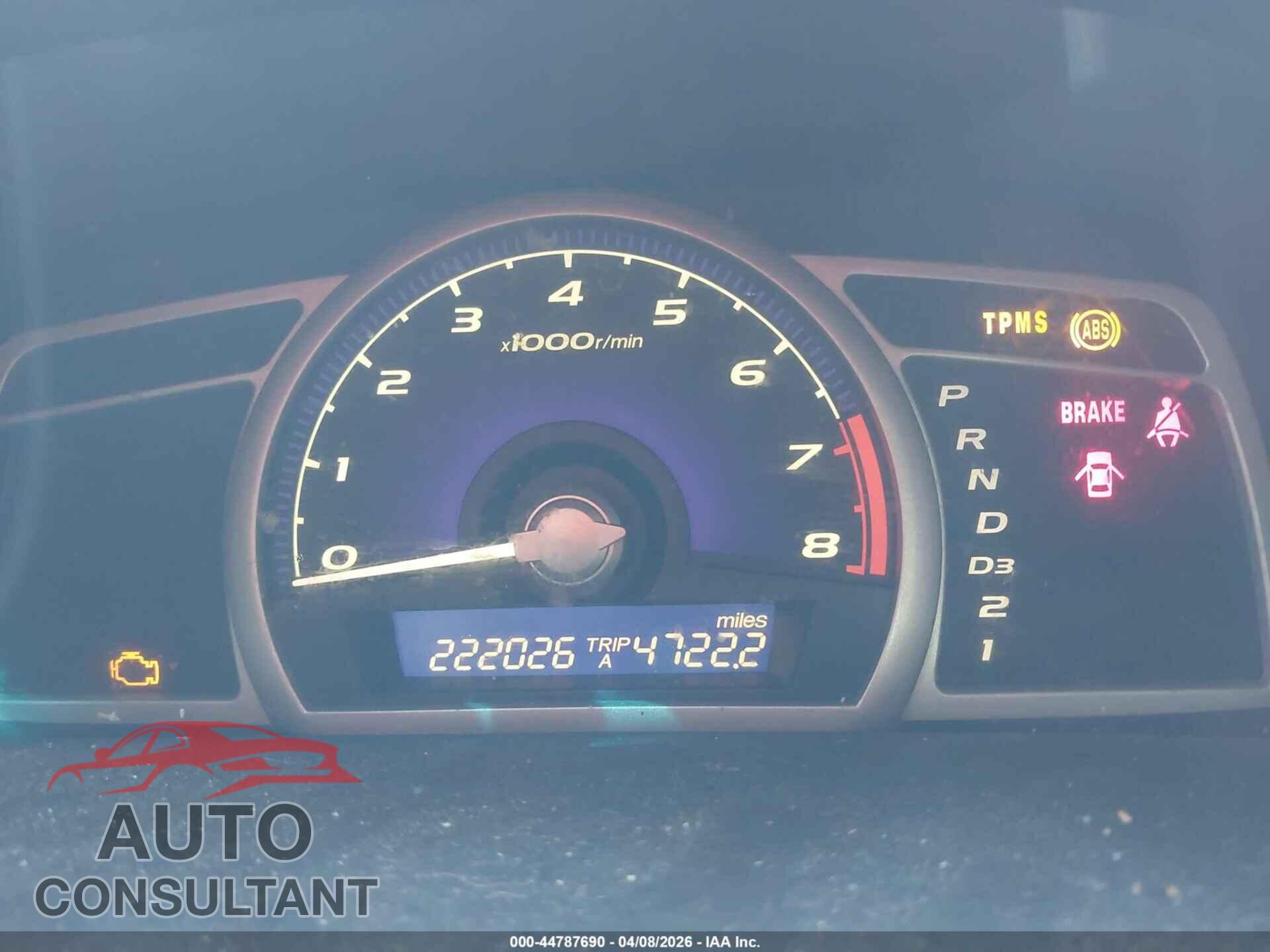 HONDA CIVIC 2010 - 19XFA1F84AE056090