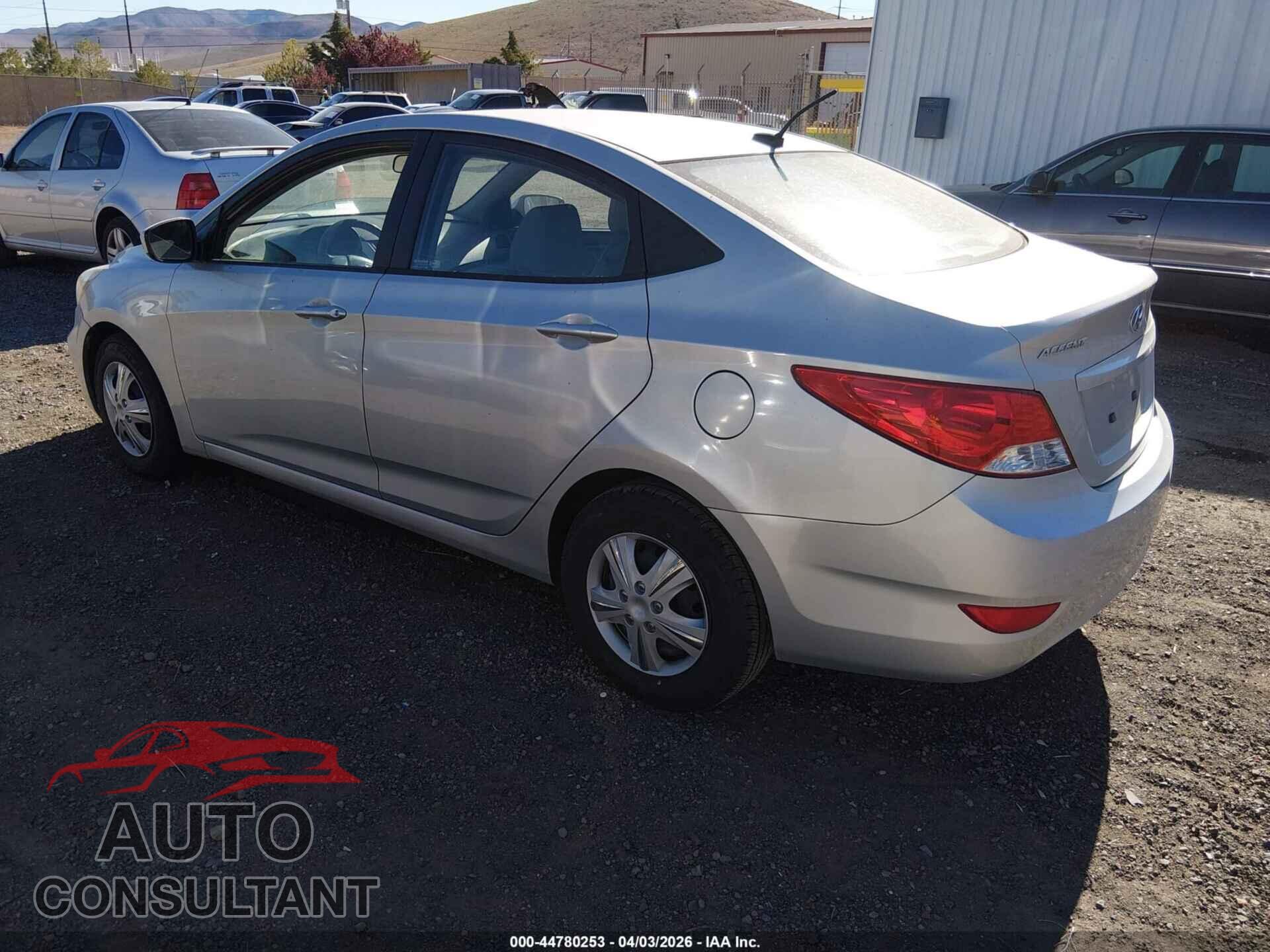 HYUNDAI ACCENT 2013 - KMHCT4AE6DU294553