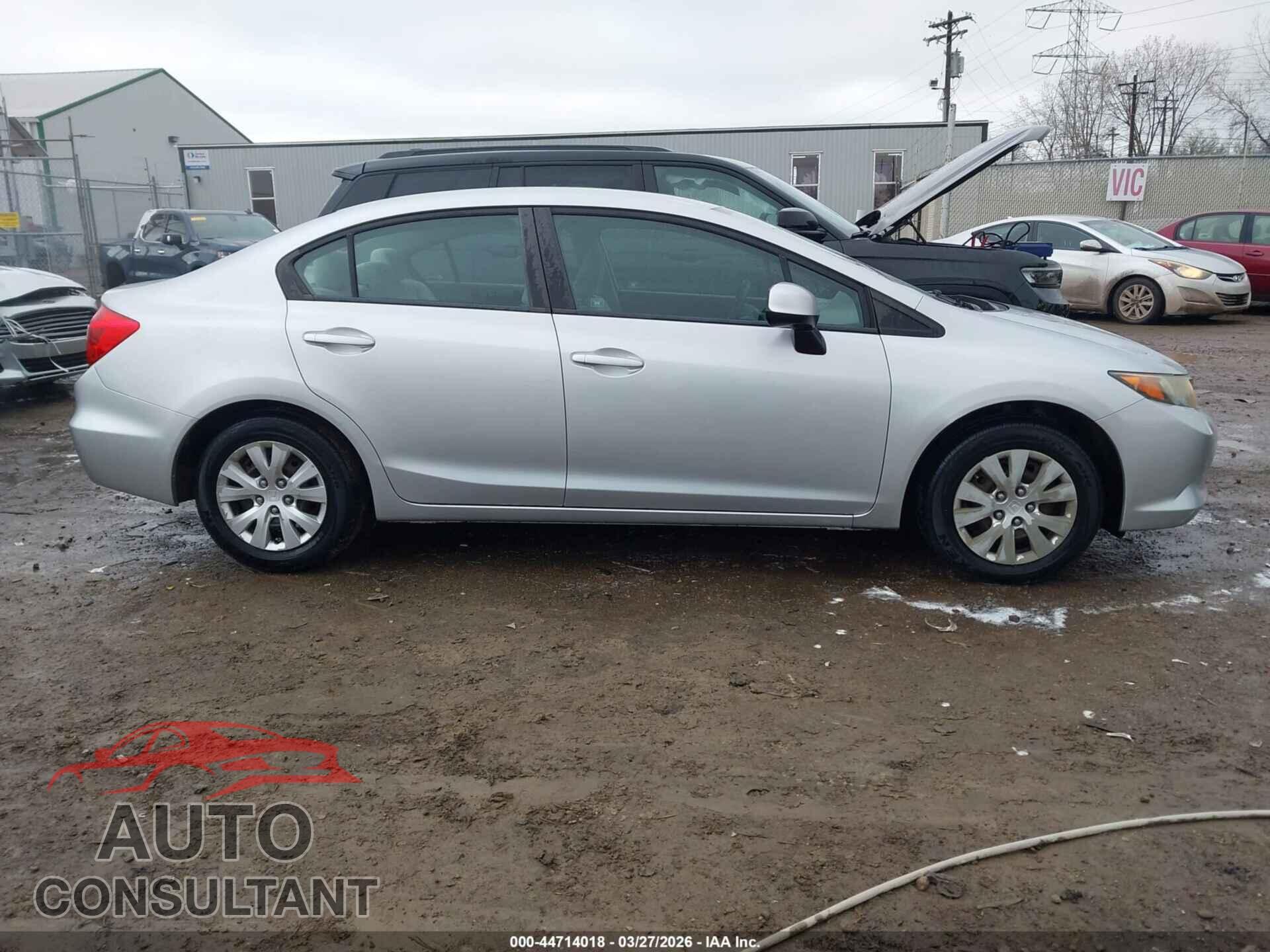 HONDA CIVIC 2012 - 19XFB2F5XCE099439