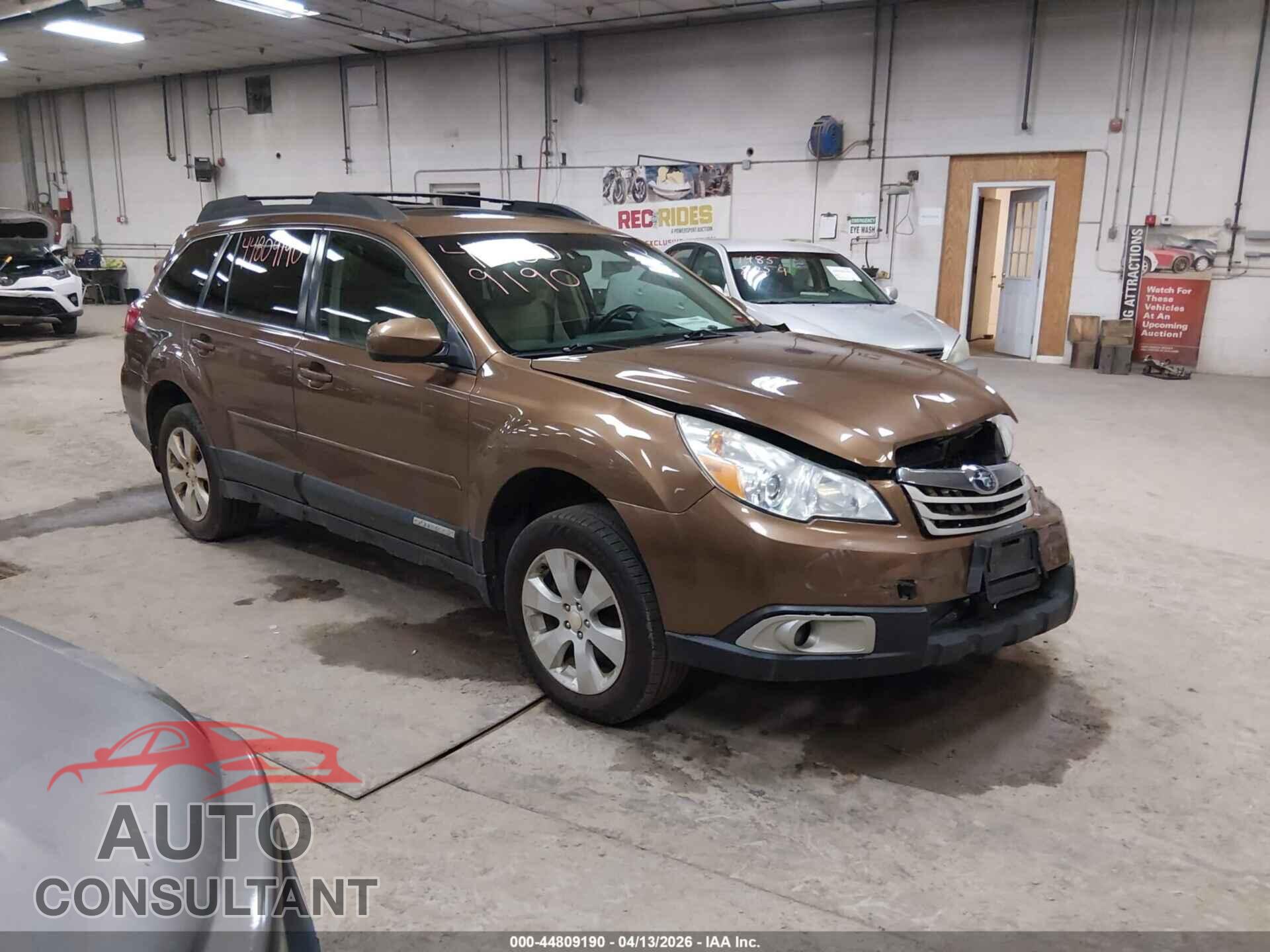SUBARU OUTBACK 2011 - 4S4BRBGC0B3440422