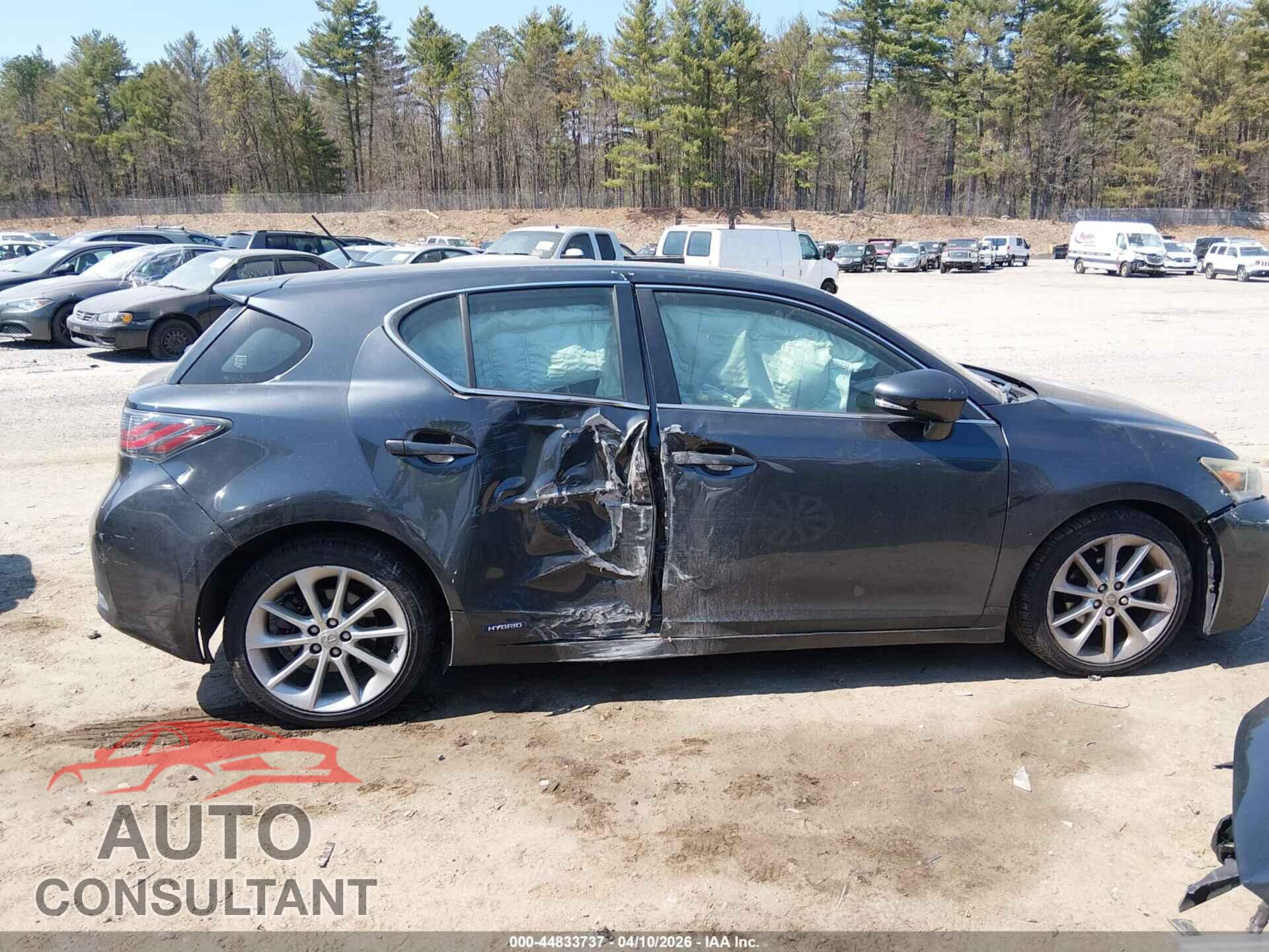 LEXUS CT 200H 2011 - JTHKD5BH4B2043632