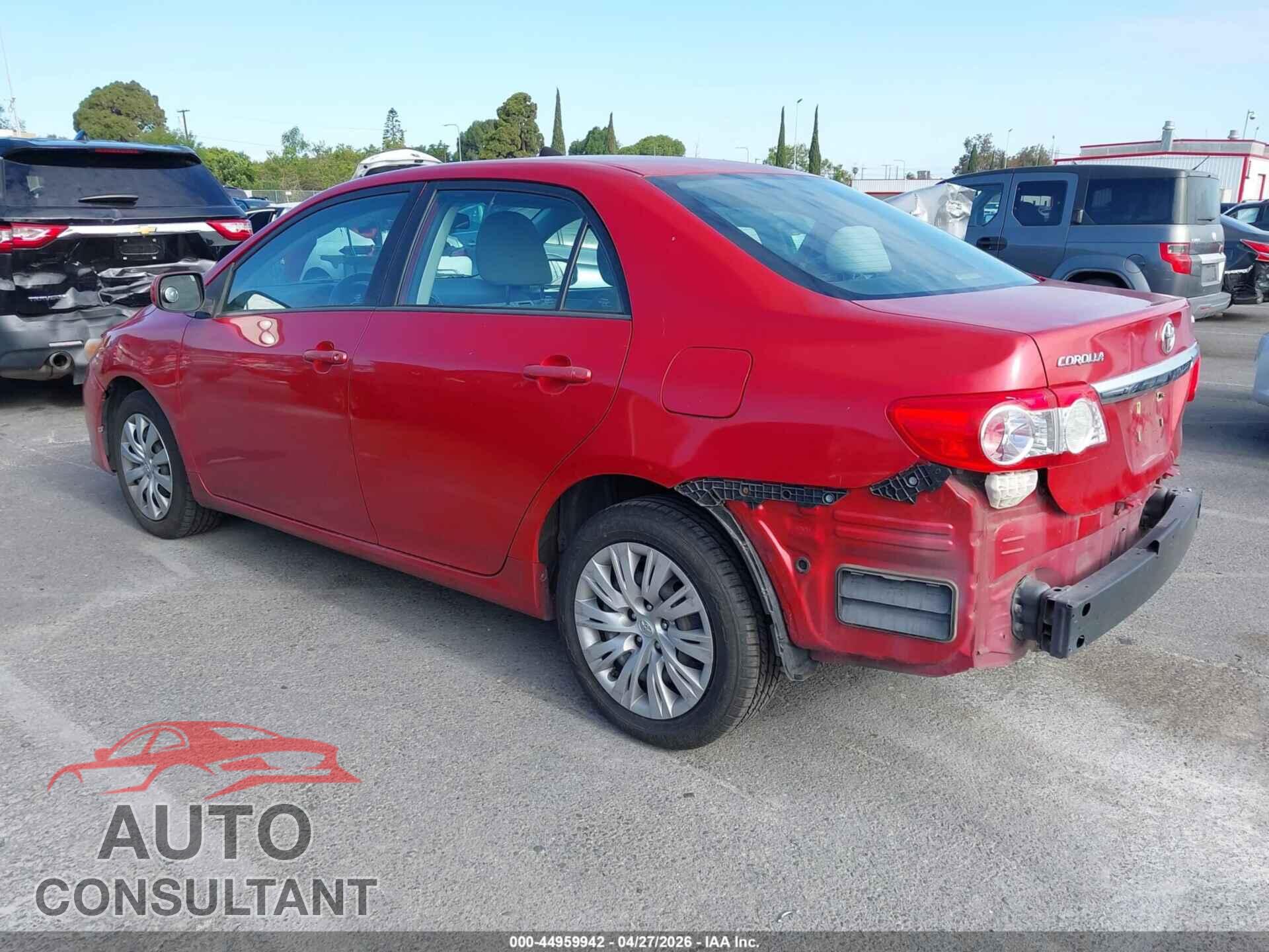 TOYOTA COROLLA 2012 - 2T1BU4EE7CC799293