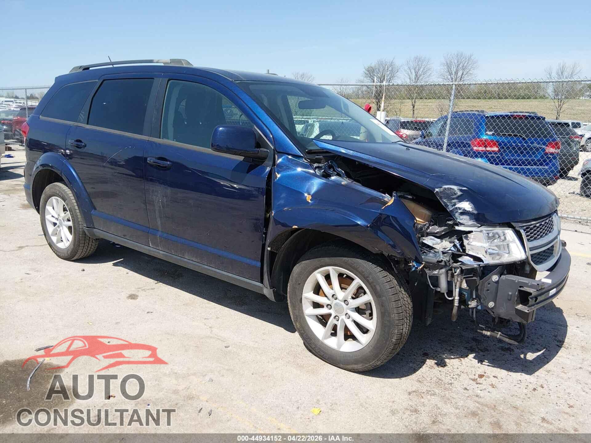 DODGE JOURNEY 2017 - 3C4PDDBG7HT574307