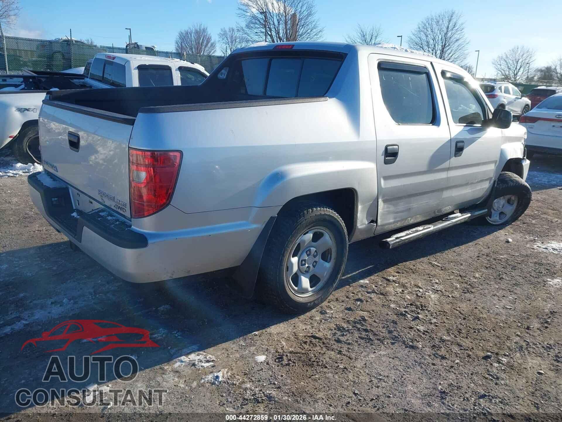 HONDA RIDGELINE 2009 - 5FPYK16239B107335