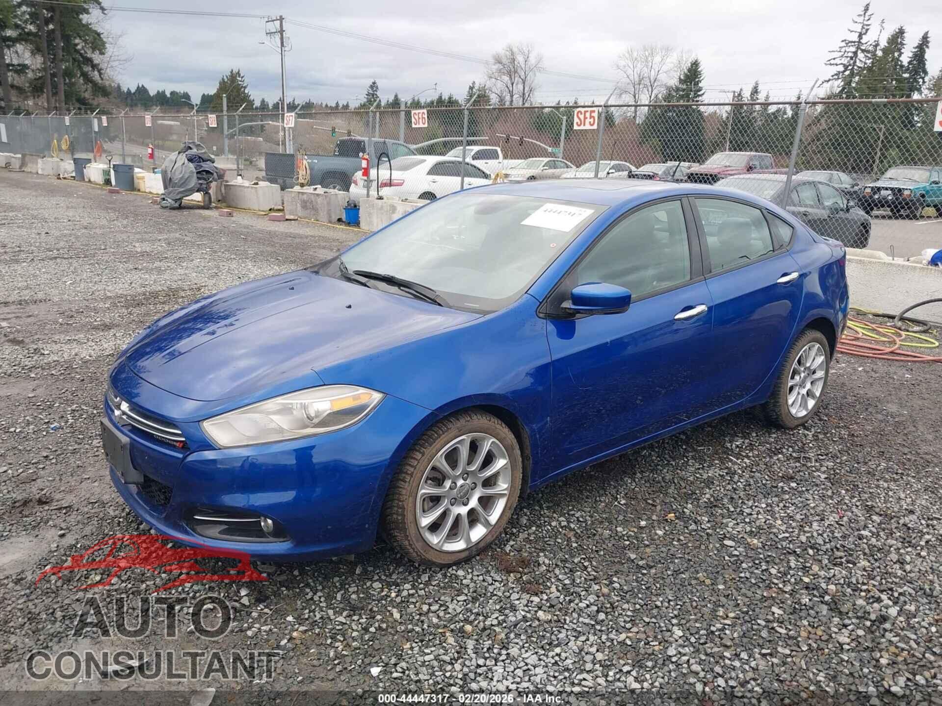 DODGE DART 2014 - 1C3CDFCB3ED703078
