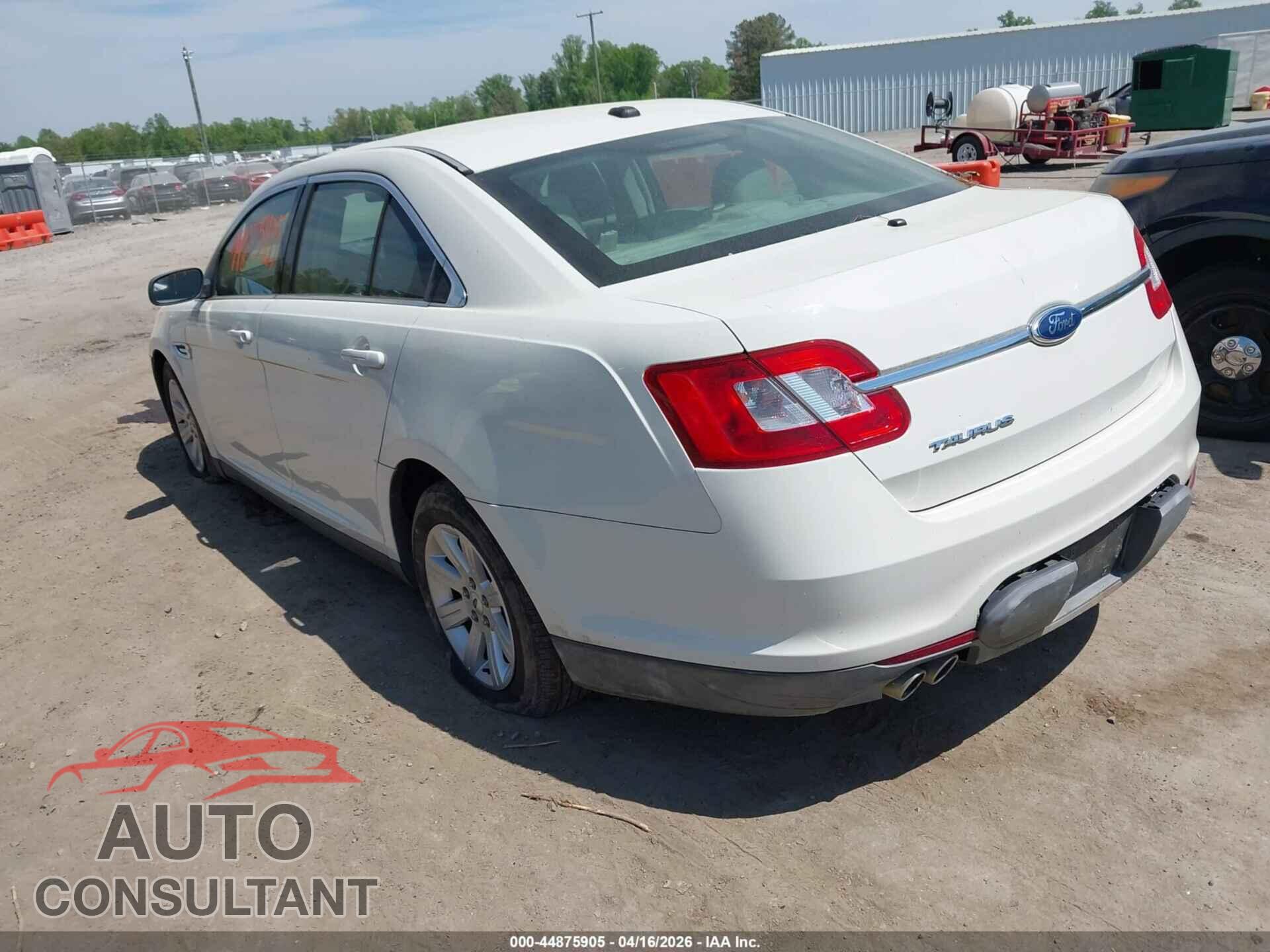 FORD TAURUS 2012 - 1FAHP2DW7CG109761