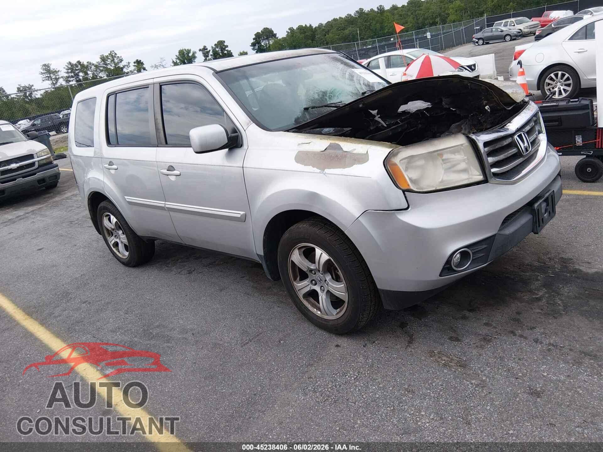 HONDA PILOT 2012 - 5FNYF4H77CB085449