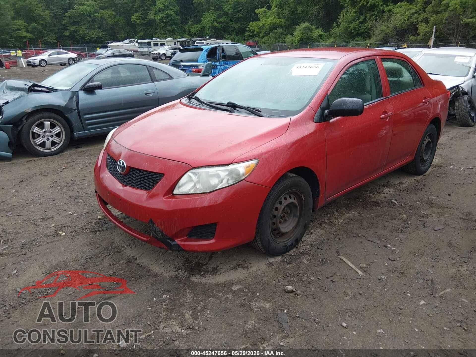 TOYOTA COROLLA 2009 - 2T1BU40E09C144571