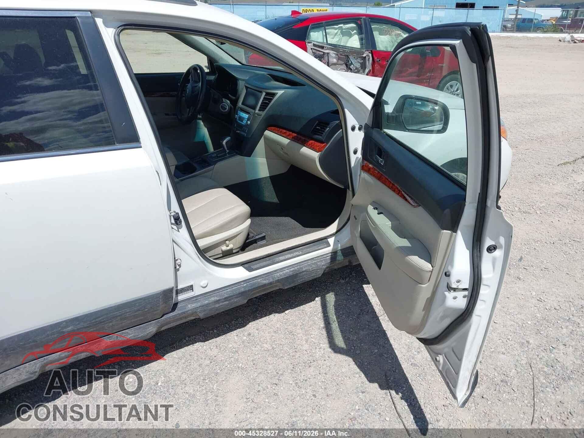 SUBARU OUTBACK 2012 - 4S4BRBLC1C3238504