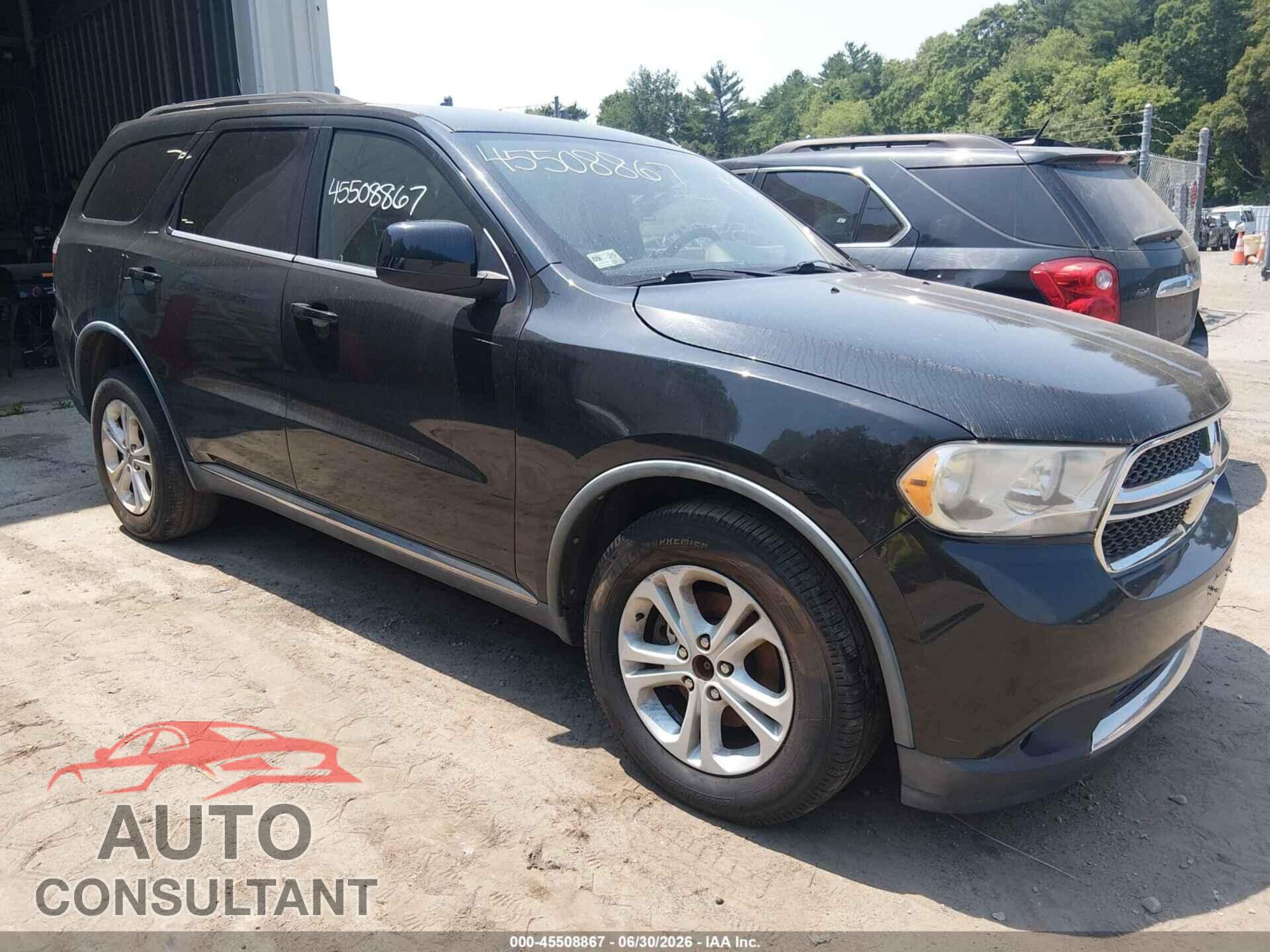 DODGE DURANGO 2012 - 1C4RDJAG5CC122367