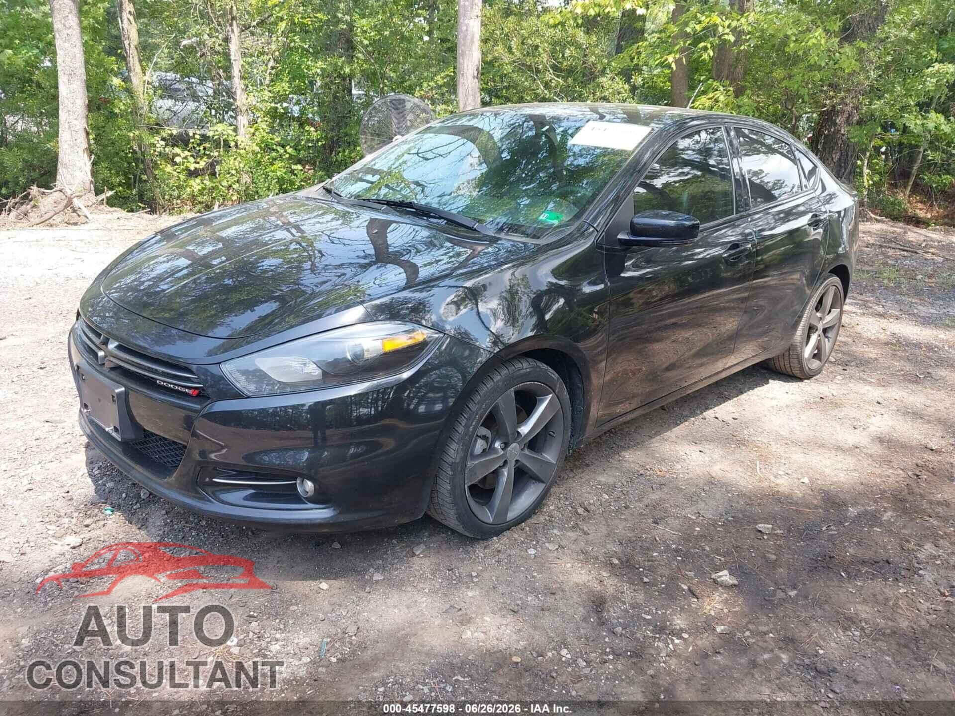 DODGE DART 2014 - 1C3CDFEBXED876660