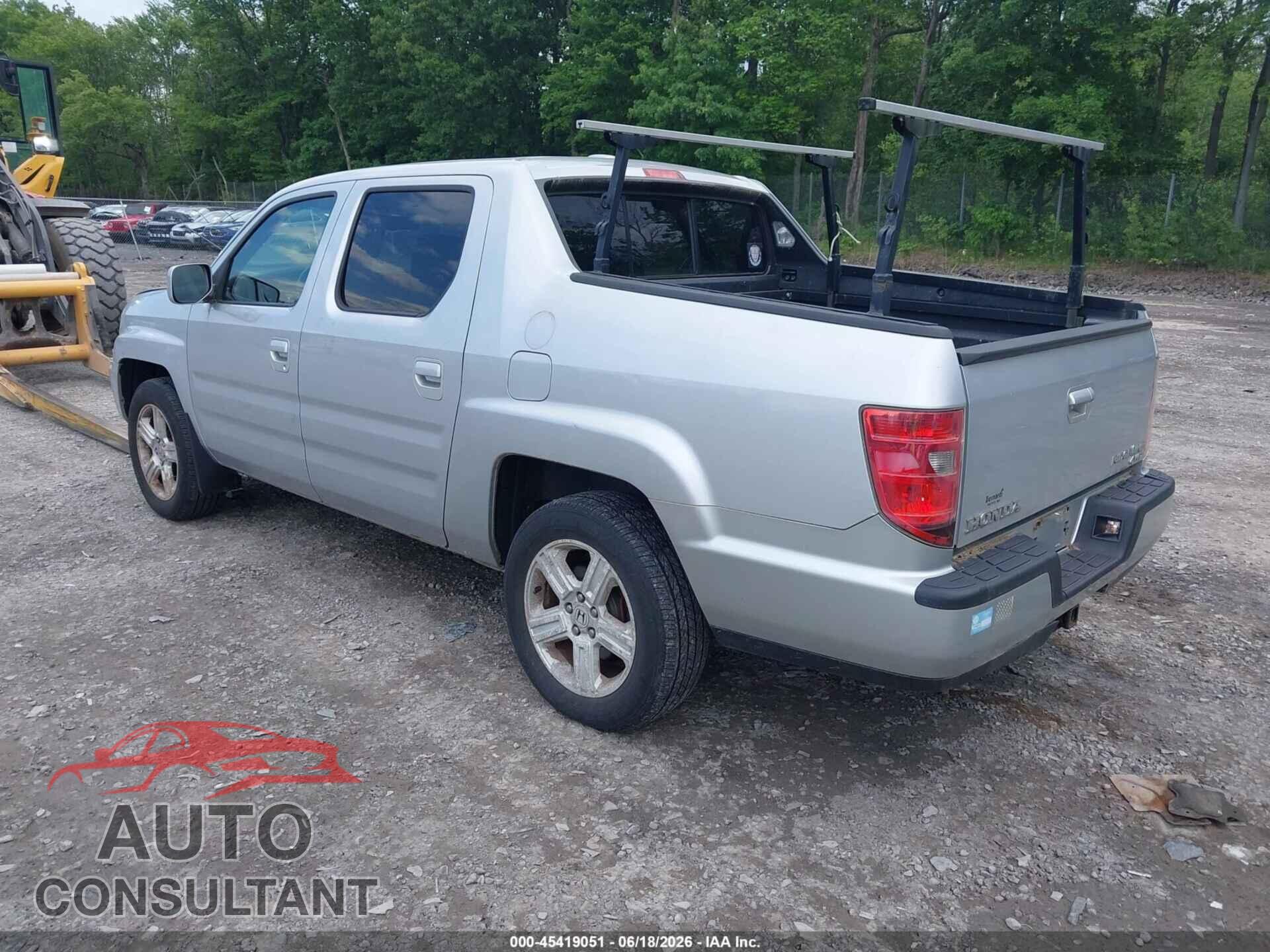 HONDA RIDGELINE 2010 - 5FPYK1F51AB007717