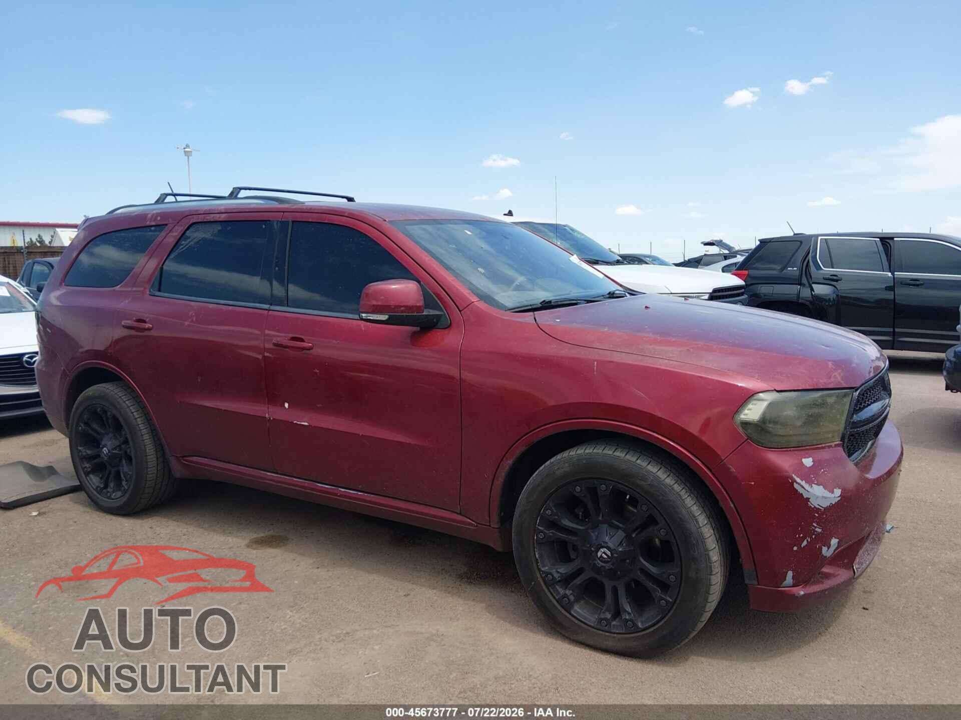 DODGE DURANGO 2013 - 1C4SDJDTXDC614436
