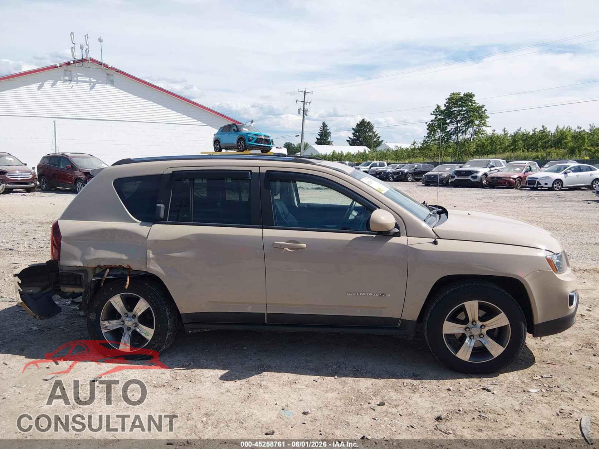 JEEP COMPASS 2017 - 1C4NJDEB3HD177120