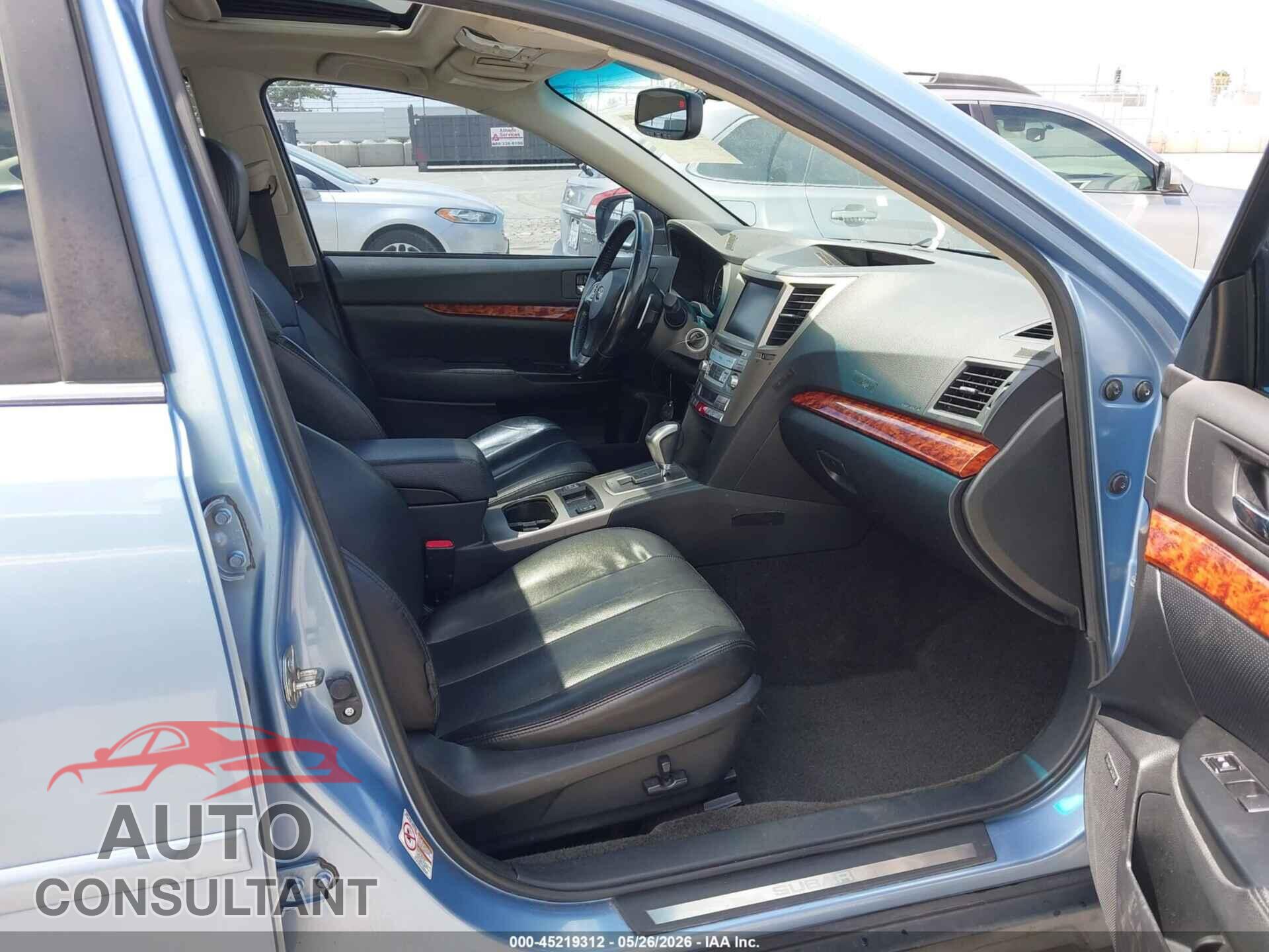 SUBARU OUTBACK 2012 - 4S4BRBLC5C3213928