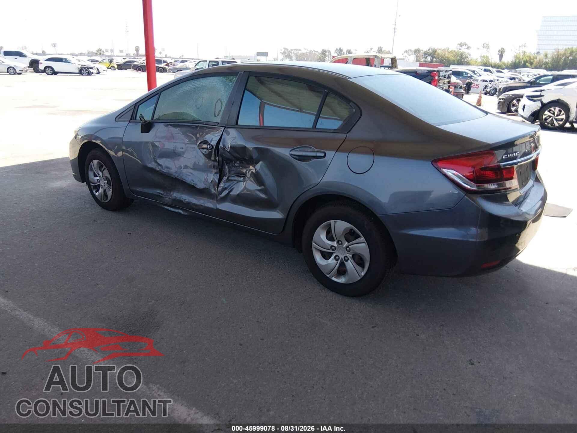 HONDA CIVIC 2013 - 19XFB2F54DE236229